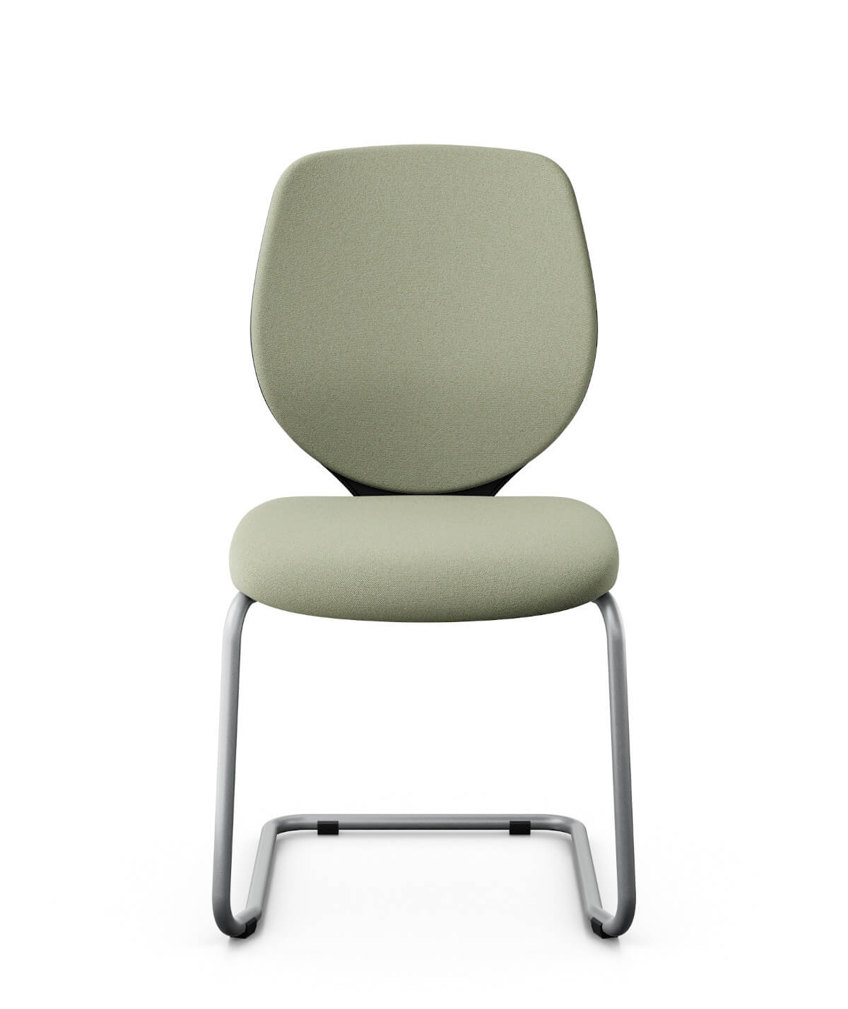 Giroflex 353-3503 Besucherstuhl Freischwinger mit Polsterrücken, gepolstert, stapelbar, Konferenzstuhl