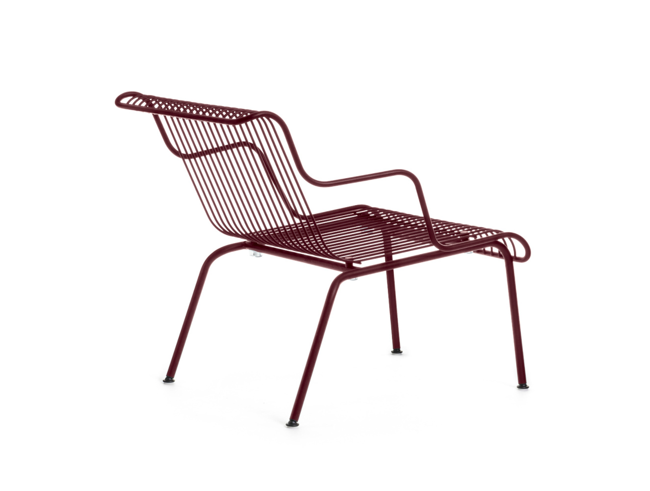 Magis South Loungesessel bordeaux, Design-Loungesessel, komfortabel, ergonomisch, italienische Handwerkskunst