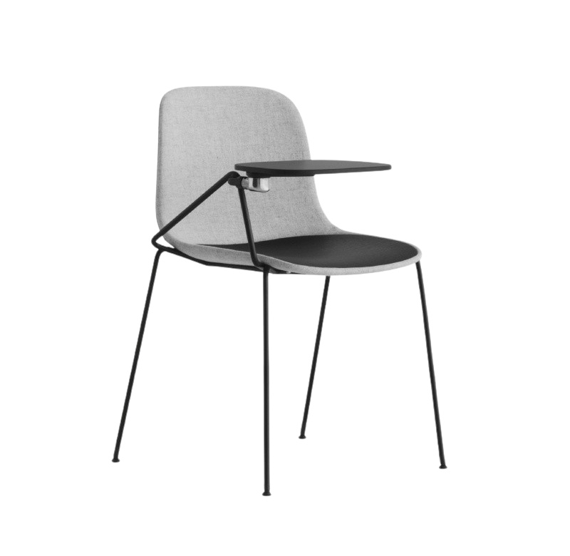 Seela Stuhl, rohrbeine mit Schreibplatte