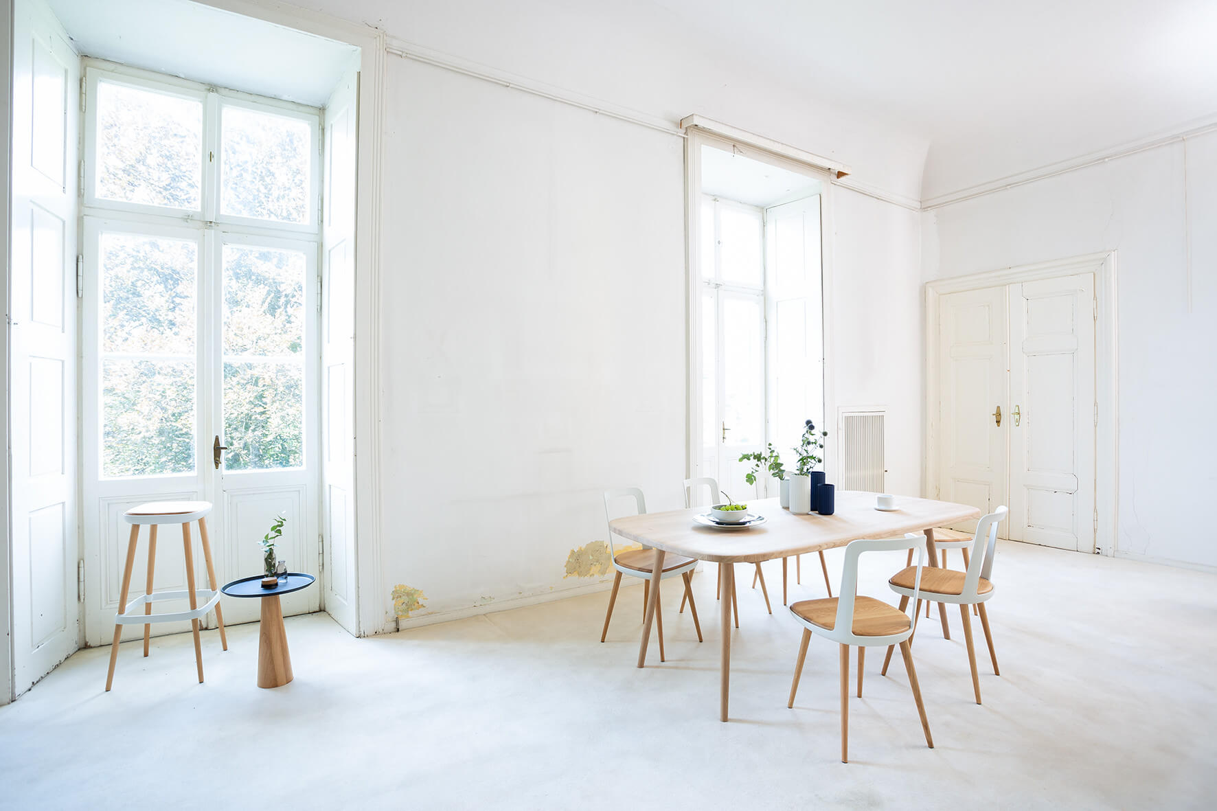 Stabiler Barhocker Wagner W-2020 für Küche, Theke oder Bar, modernes Design