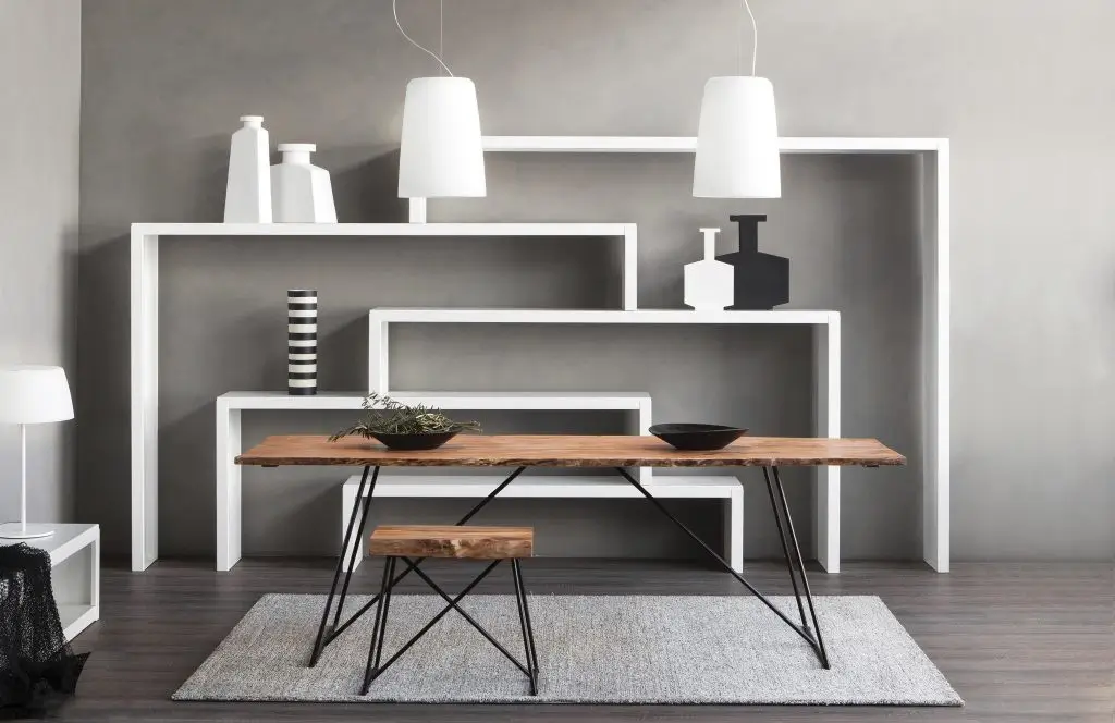 Zeus Babilonia Regal als Designmöbel im zeitlosen Wohnambiente.