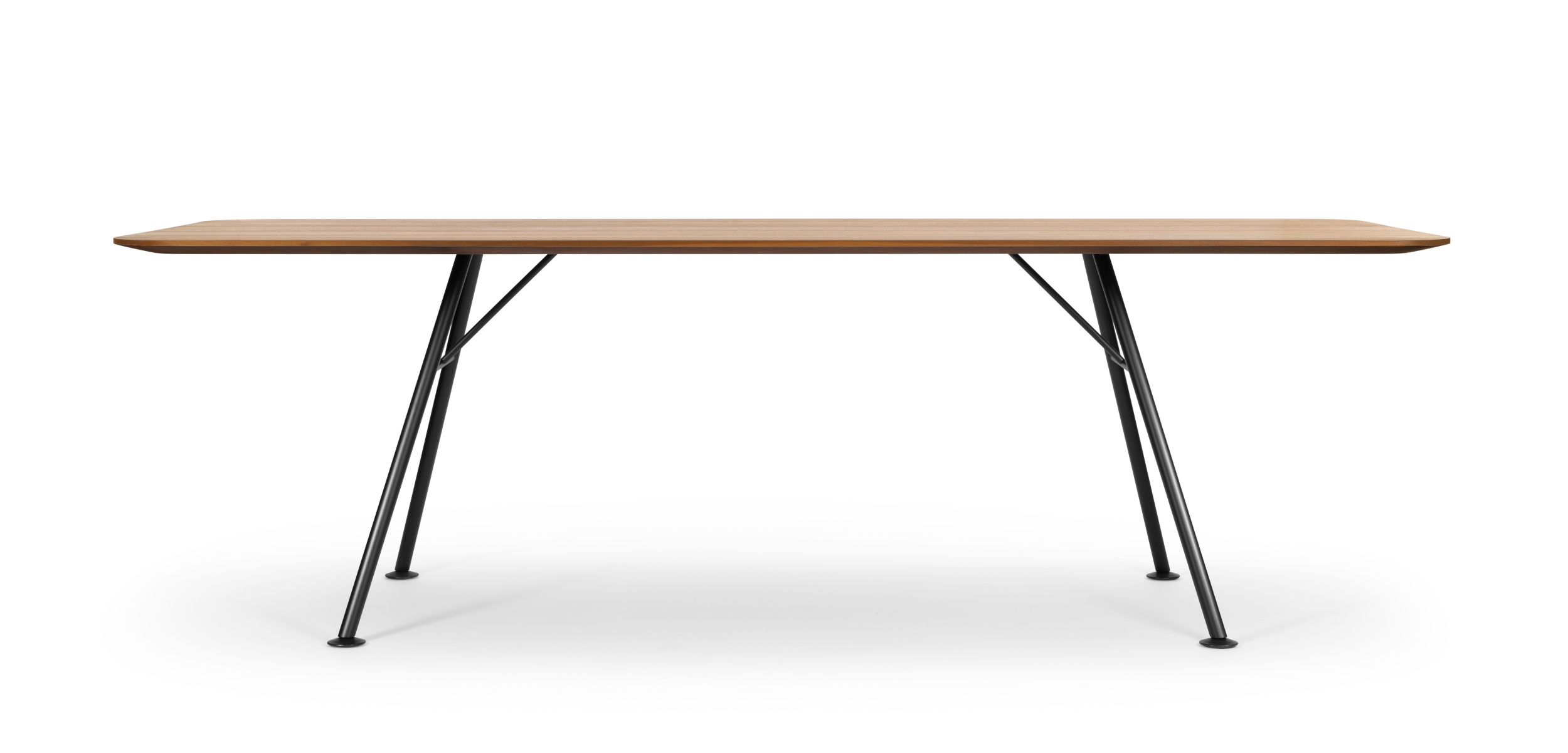 Akio Steel Besprechungstisch, rechteckig