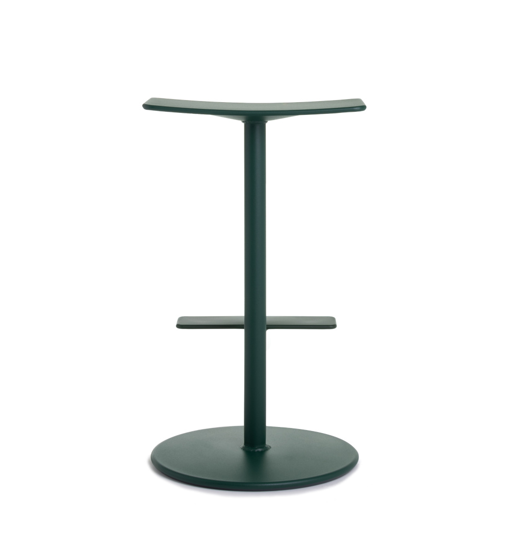 Magis Sequoia Barhocker, 66 cm, dunkelgrün, ergonomischer Design-Hocker, stabil, modernes italienisches Design