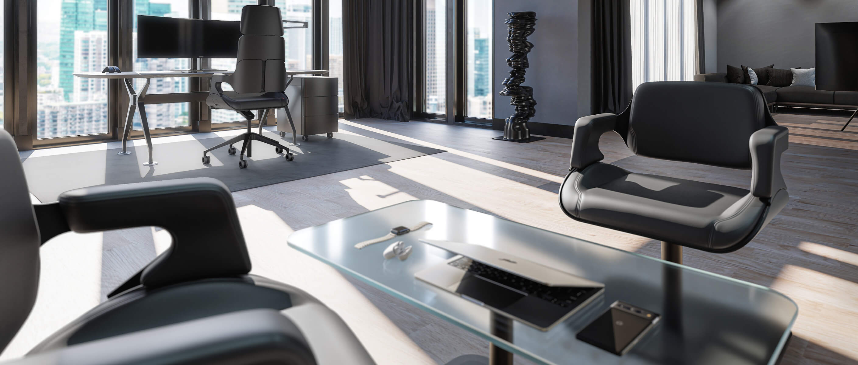 Interstuhl Silver 162S Bürodrehstuhl mit ergonomischem Sitzkomfort und edlem Aluminium-Design fürs moderne Büro.