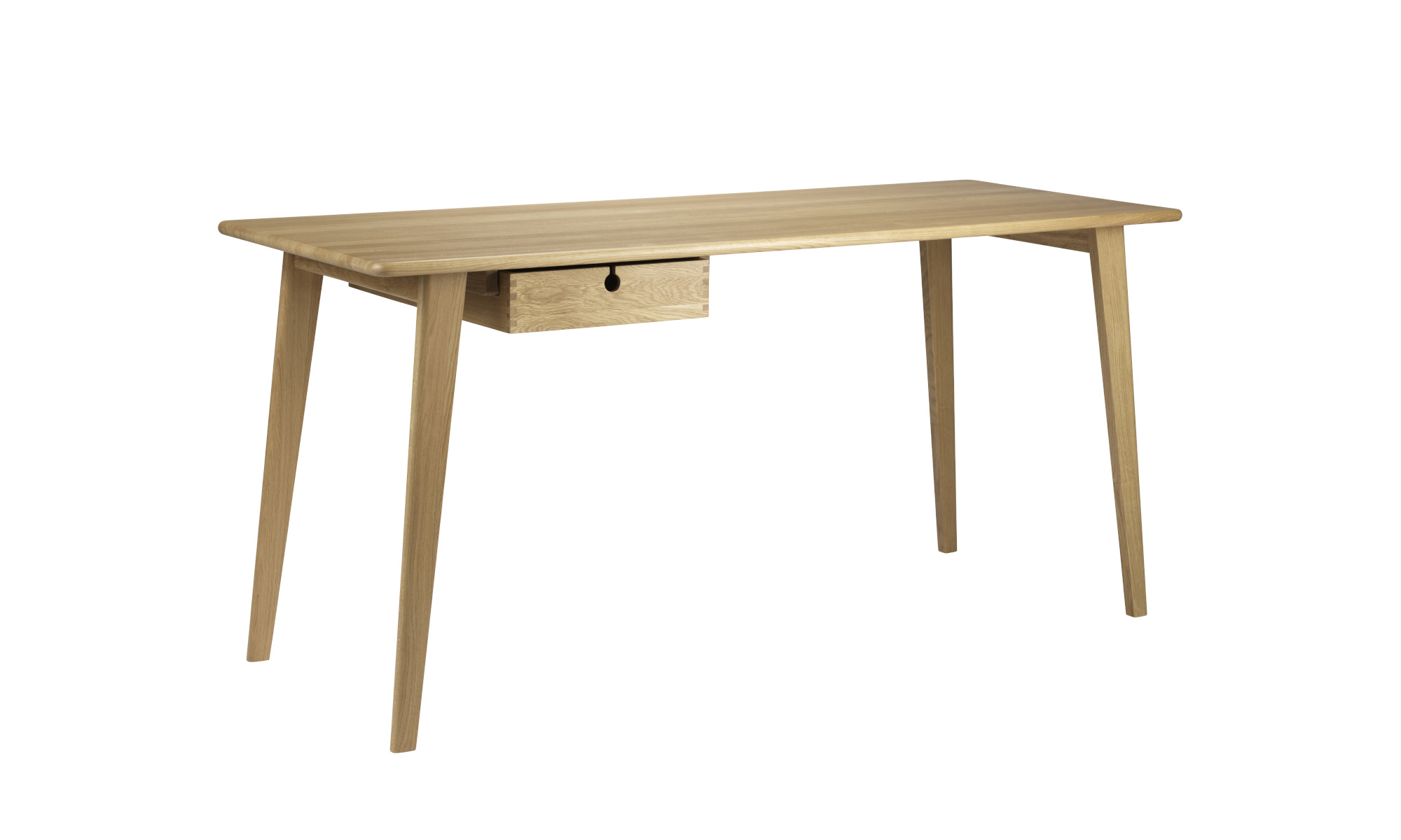 FDB Møbler C67 Butler Schreibtisch, ergonomisch, Eiche natur, nordisches Design, nachhaltig