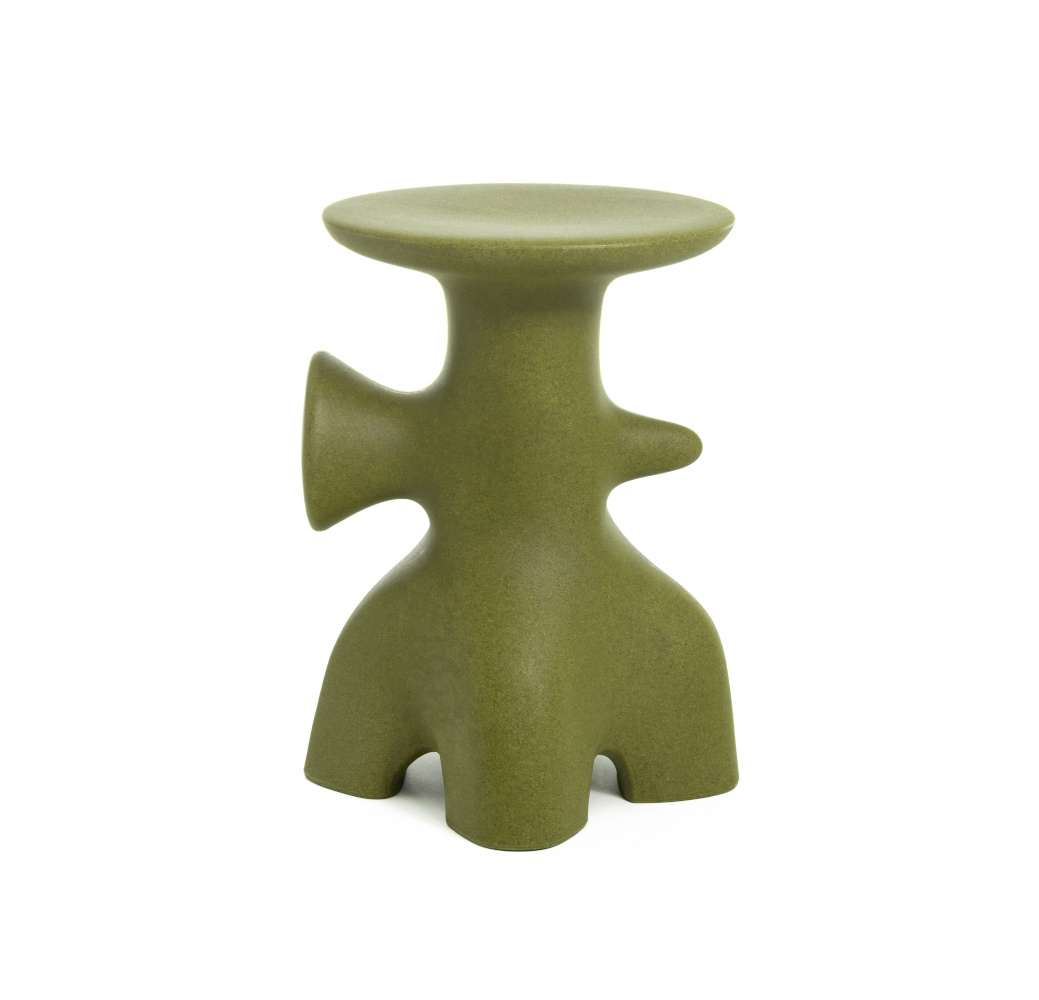 Archeo Hocker, hoch, terracotta orange
