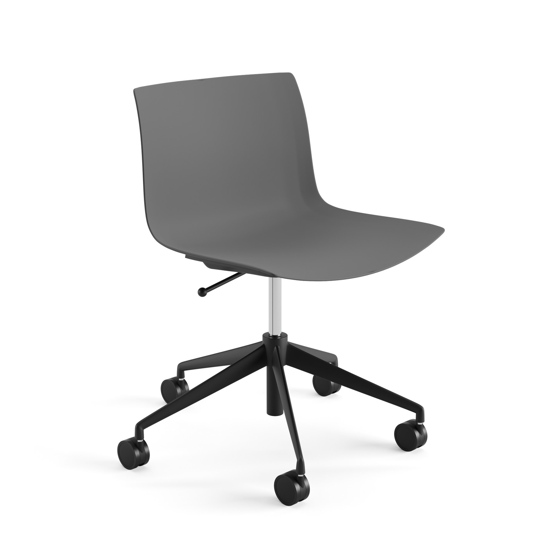 Catifa 53 Drehstuhl, einfarbig, schwarz / anthrazit #0213