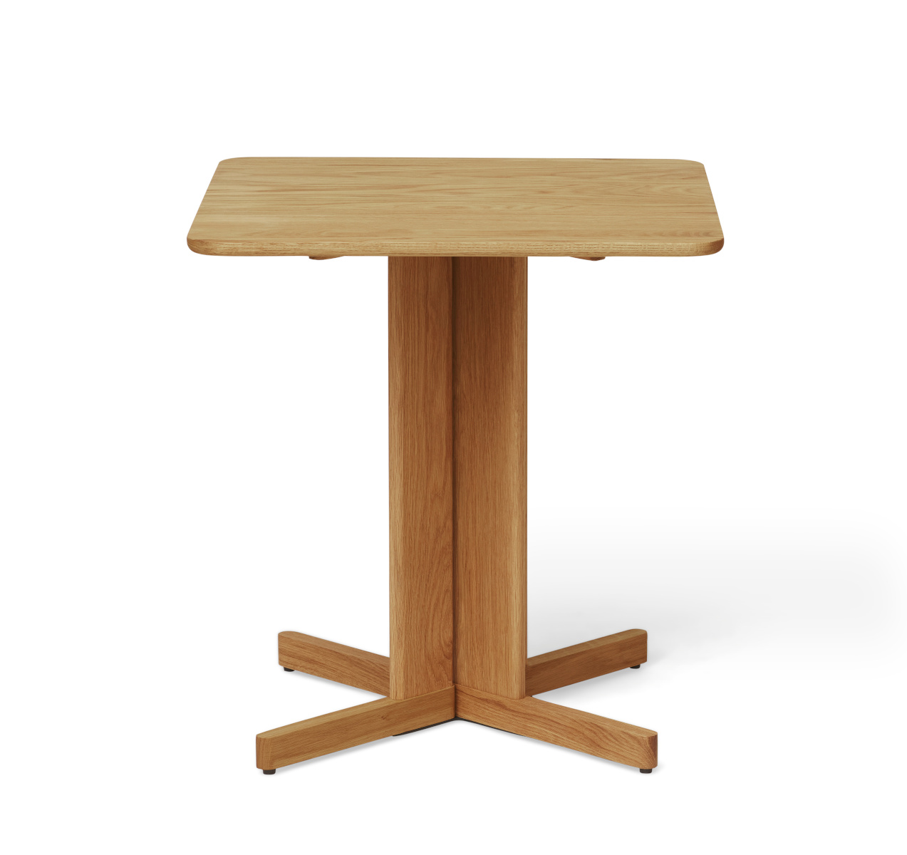 Trefoil Tisch, Ø 75 cm, eiche weiß geölt