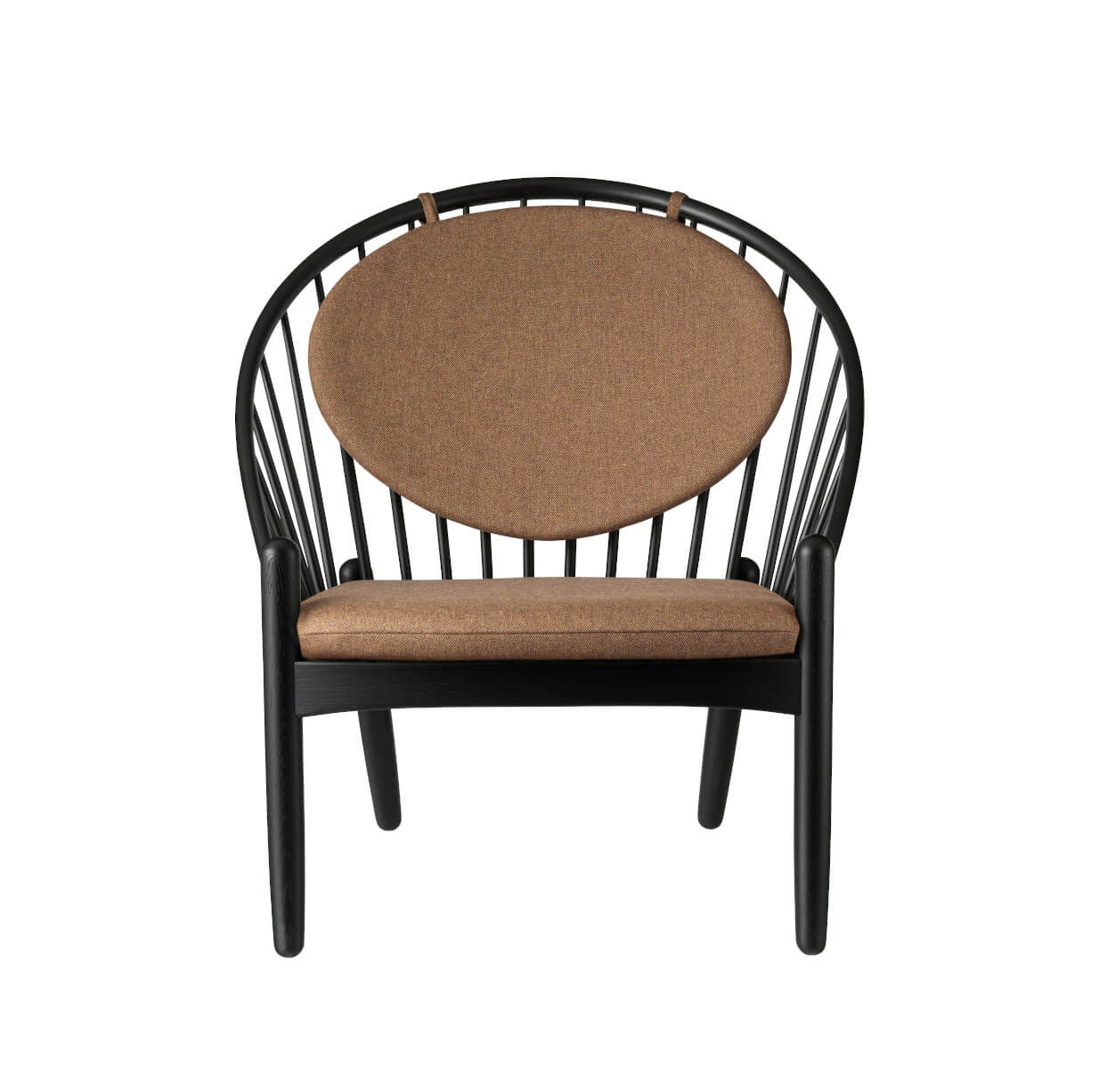 FDB Møbler J166 Jørna Sessel, ergonomisch, Eiche schwarz/braun, funktional, nordisch, langlebig