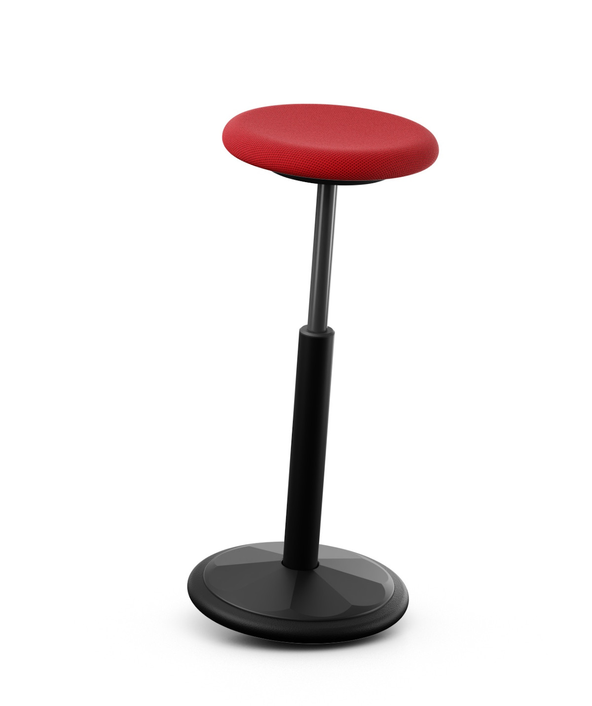 Giroflex 10-2020 Stehhocker für dynamisches Sitzen am Stehschreibtisch mit stabilem Tellerfuß