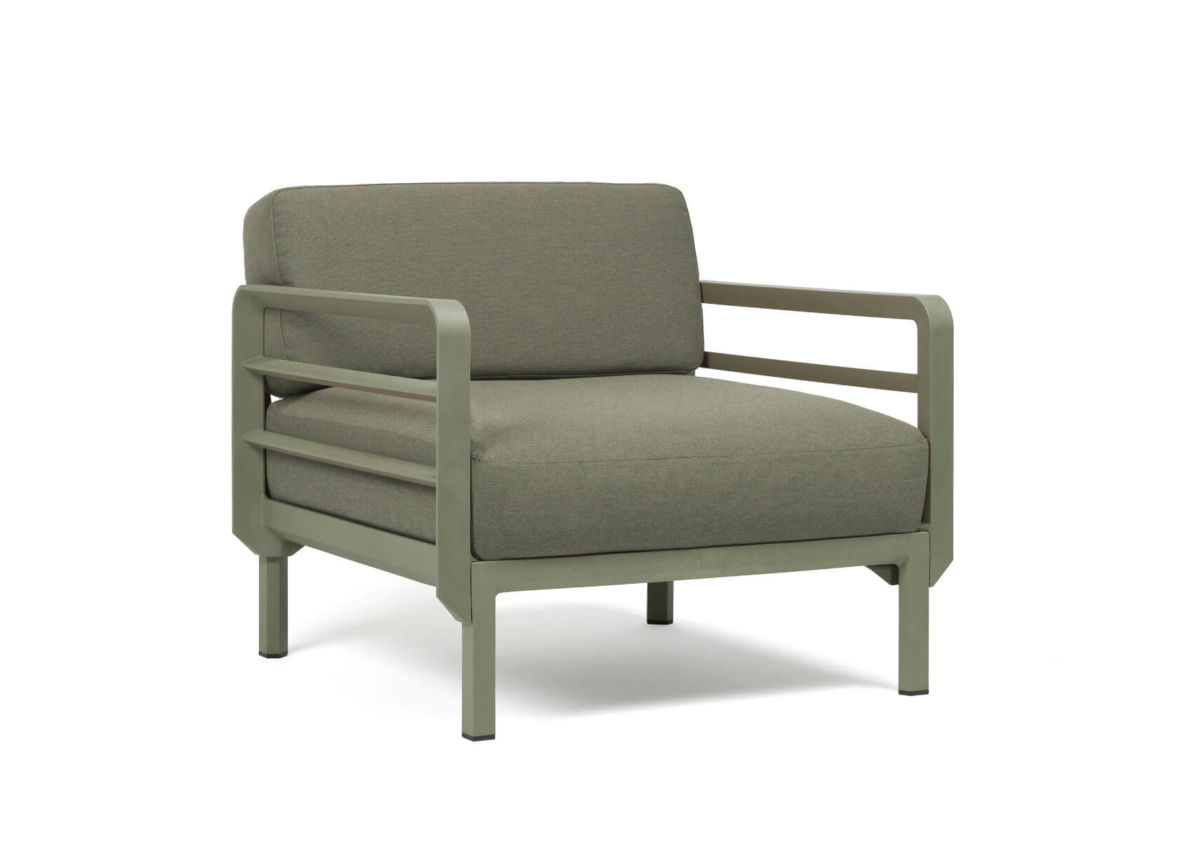 Nardi Maximo Poltrona Sessel, cactus/timo Sunbrella, Outdoor-Sessel, wetterfest, leicht, modernes italienisches Design