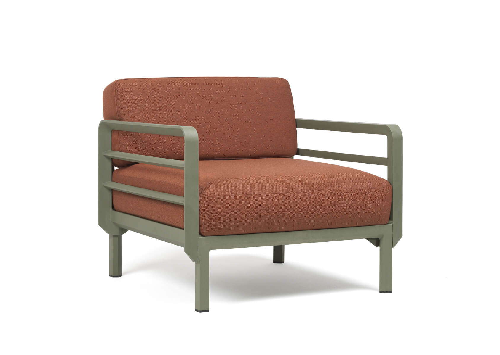 Nardi Maximo 5 Poltrona Sessel cactus/cannella Sunbrella, italienischer Outdoor-Sessel, wetterfest, komfortabel