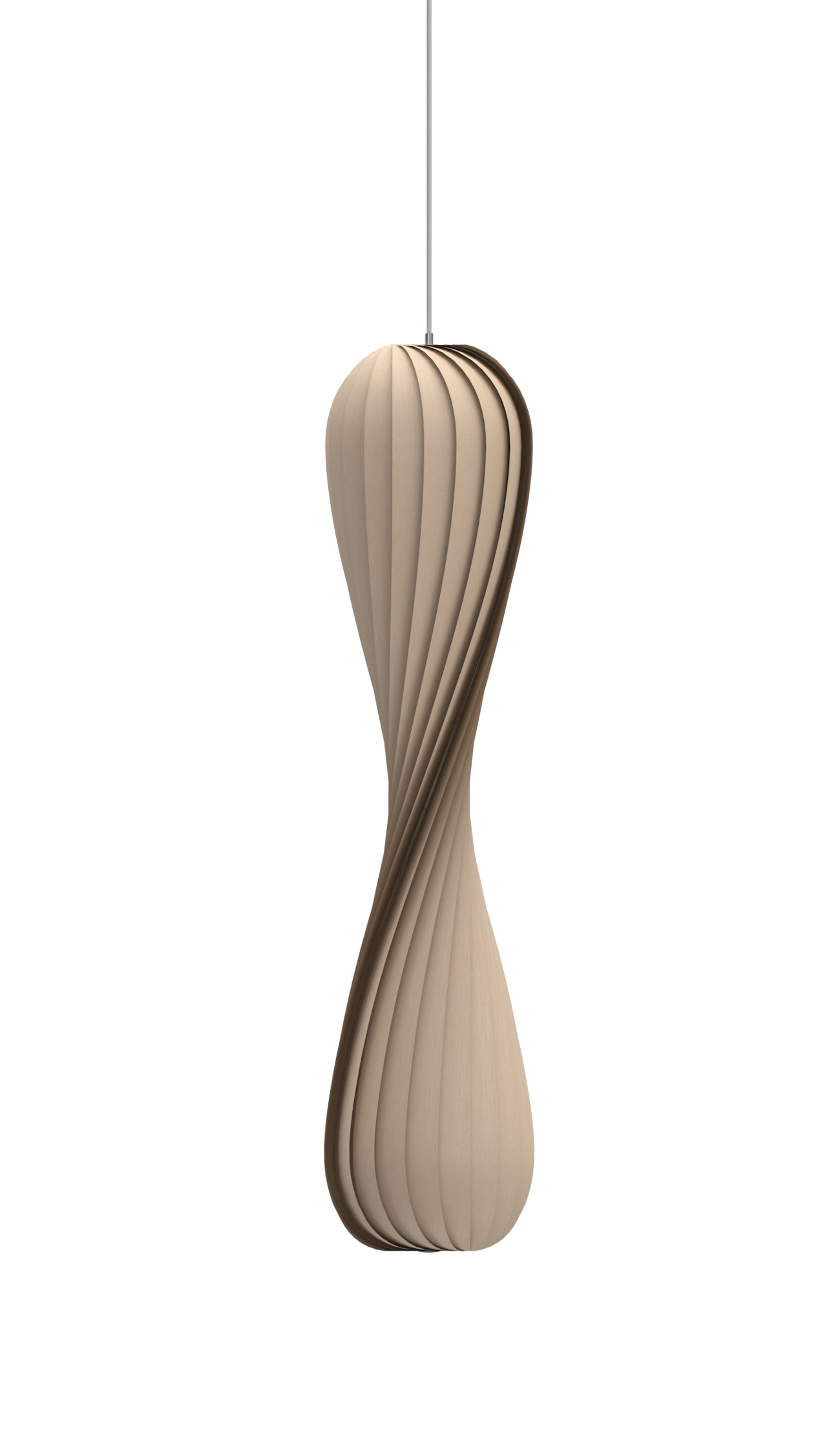 TR7 Pendelleuchte, Ø 25 x 112 cm, birke natur