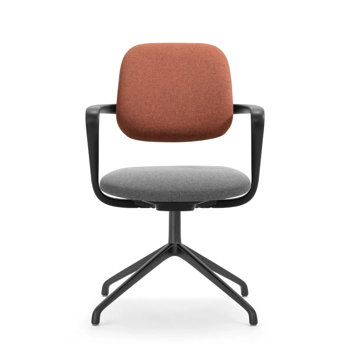 Girsberger Ategra Bürostuhl mit 4-Sternfuß und Gleitern für ergonomische Arbeitsplätze und moderne Besprechungsräume.