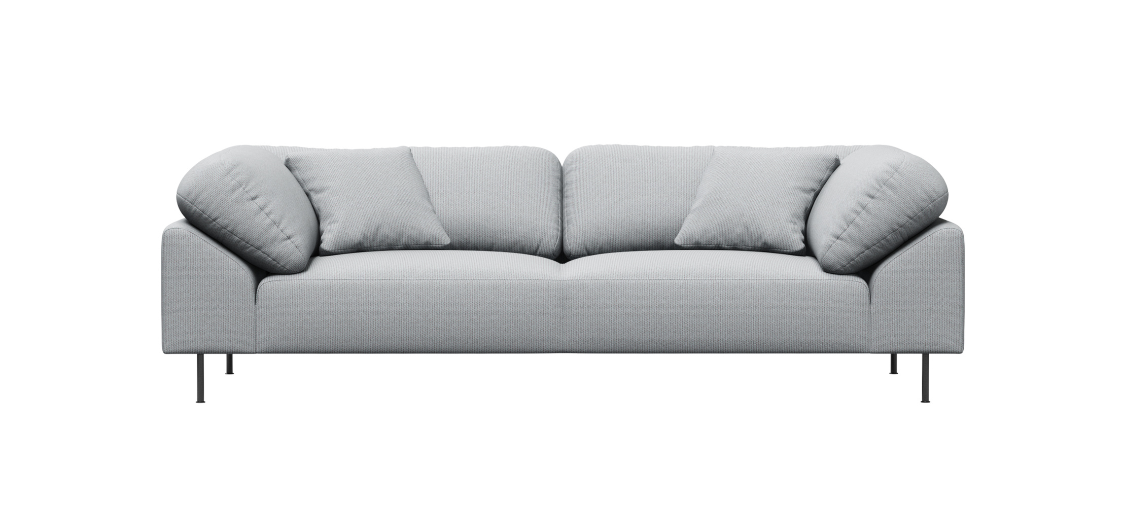 Collar Sofa 2,5-Sitzer, light grey