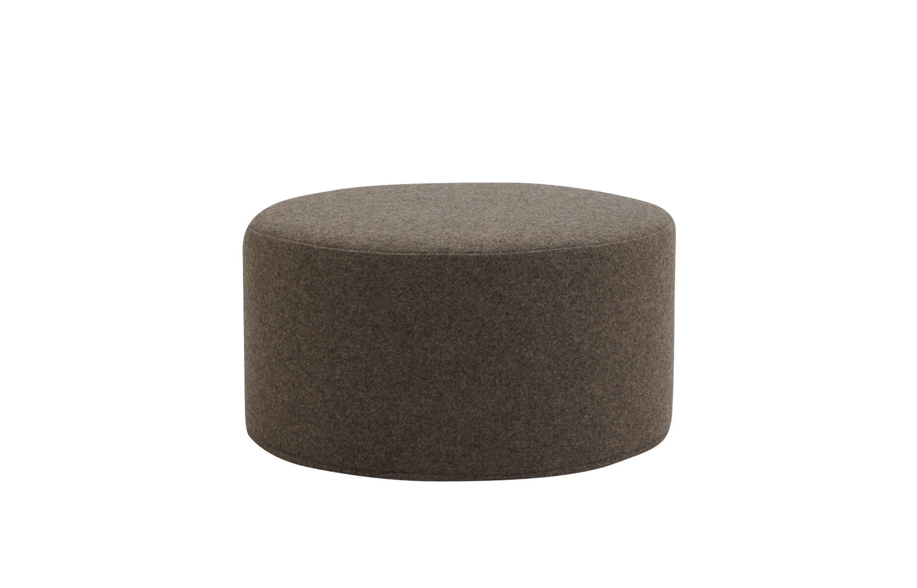 Softline Drum Hocker stilvoller Polsterhocker mit runder Form, bequemem Sitzkomfort und zeitlosem Design