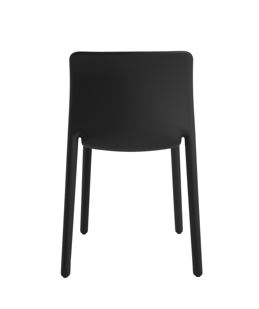 Magis First Stuhl schwarz, eleganter Armlehnstuhl, ergonomisch, leicht, italienisches Qualitätsdesign