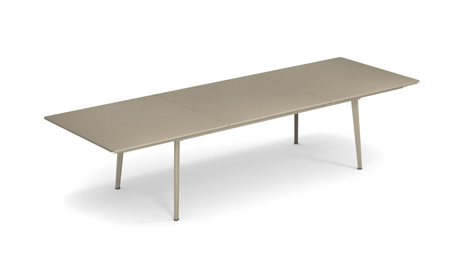 Plus4 Ausziehtisch 220 x 90 cm, taupe