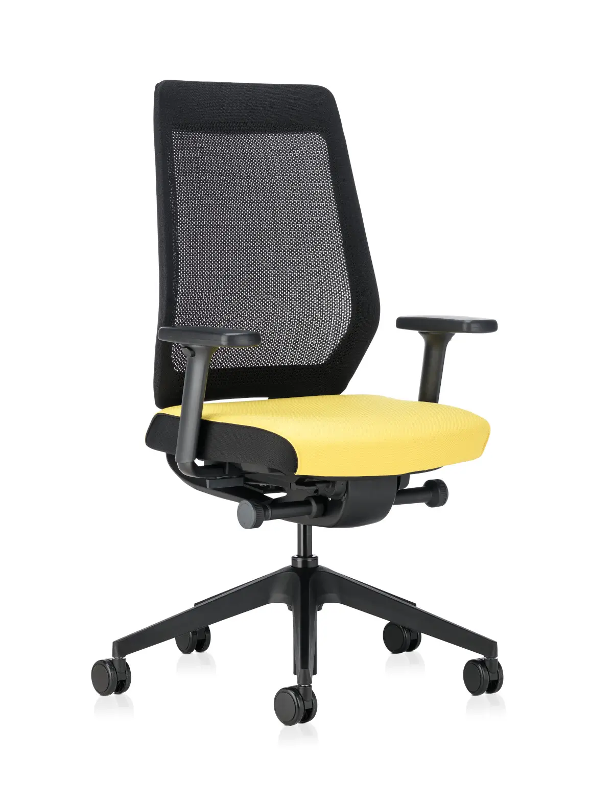 Interstuhl JOYCEis3 JC211 Bürodrehstuhl in Gelb und Schwarz