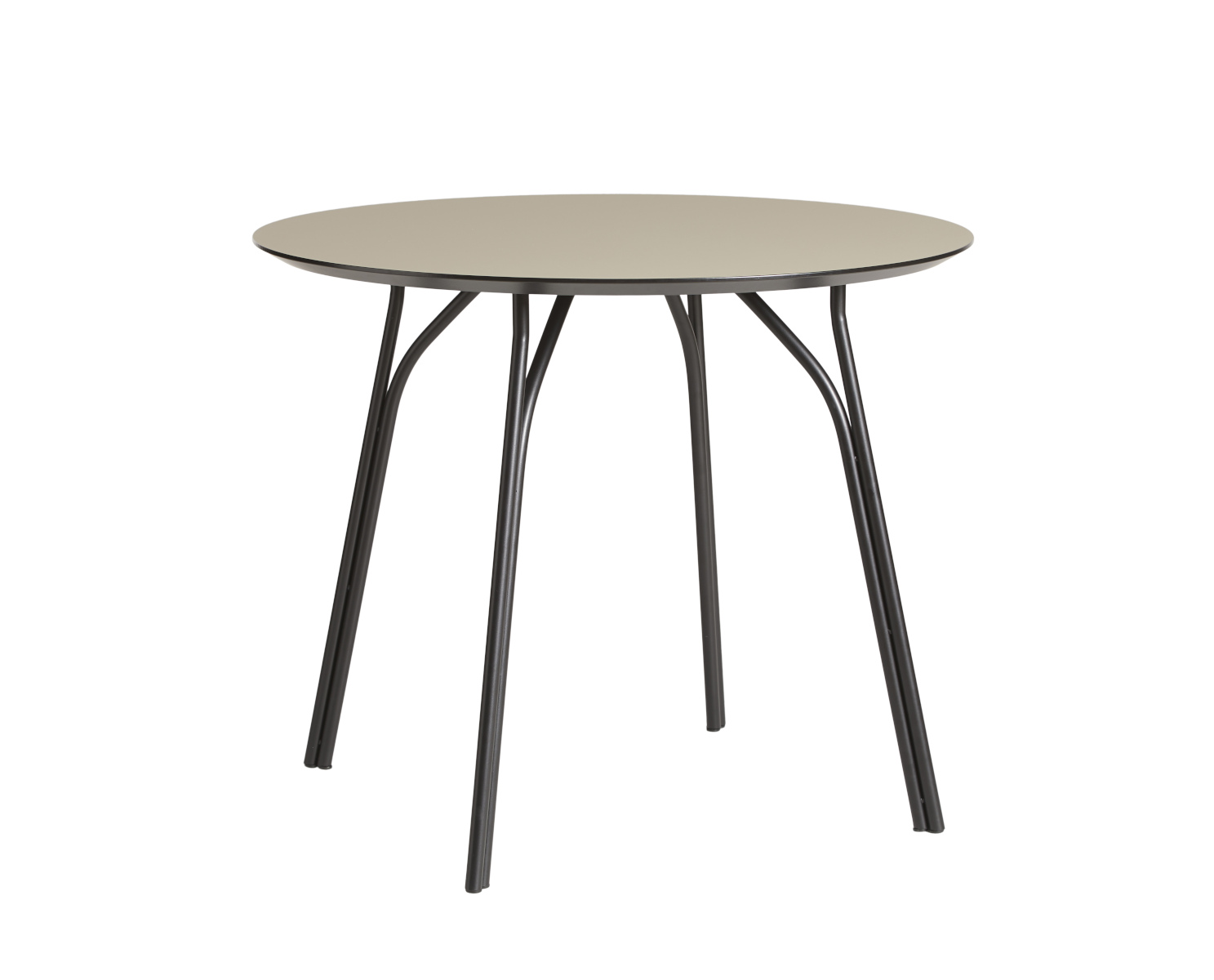 Tree Tisch, Ø 90 cm, beige / schwarz Tree Tisch, Ø 90 cm, beige / schwarz