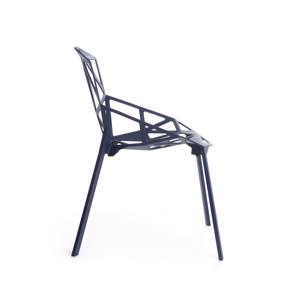 Magis Chair One Stapelstuhl, purple, ergonomisch, leicht, stapelbar, modernes italienisches Design