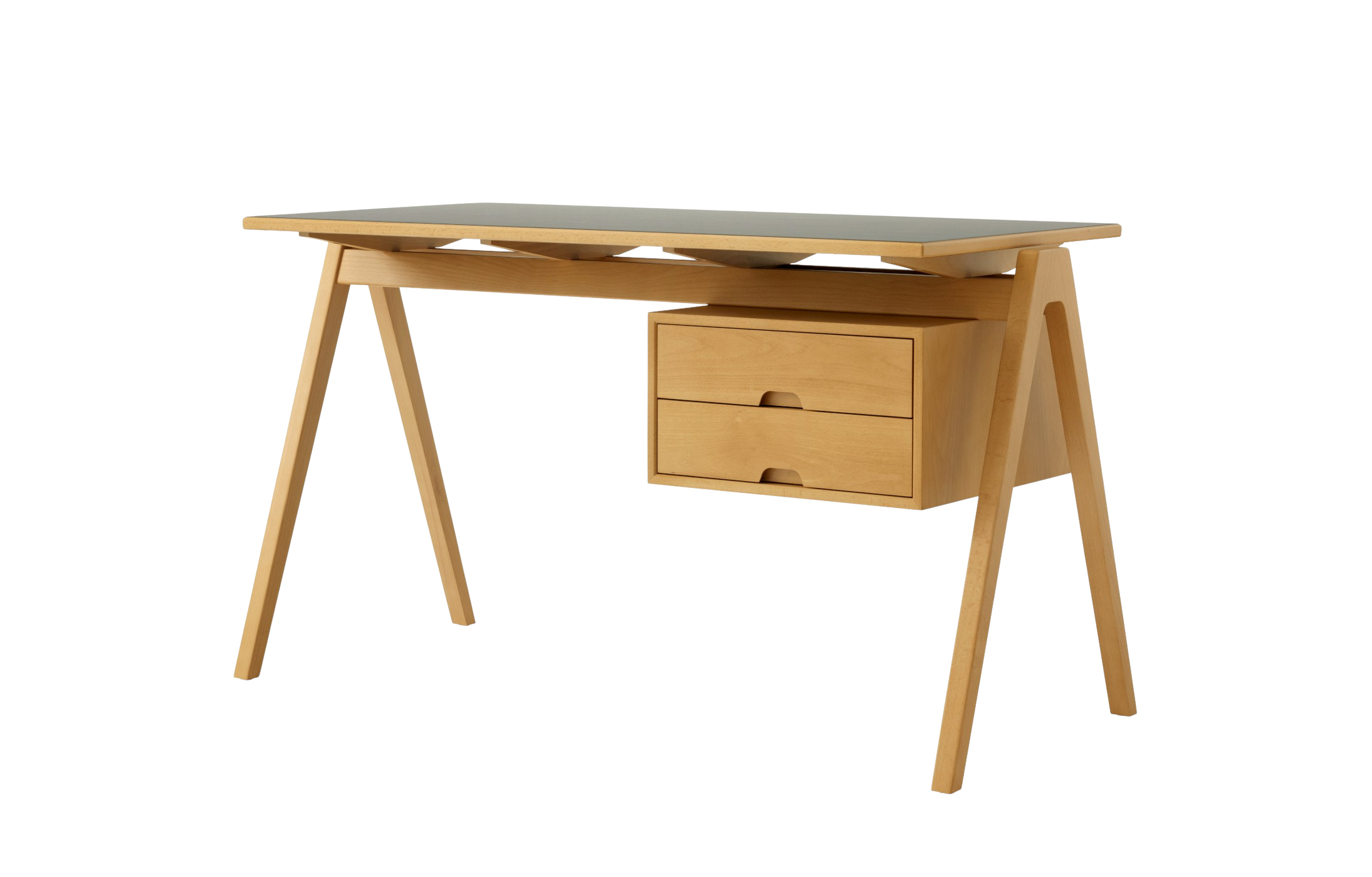 Daystak RD3 Schreibtisch, buche natur / fenix nano laminat