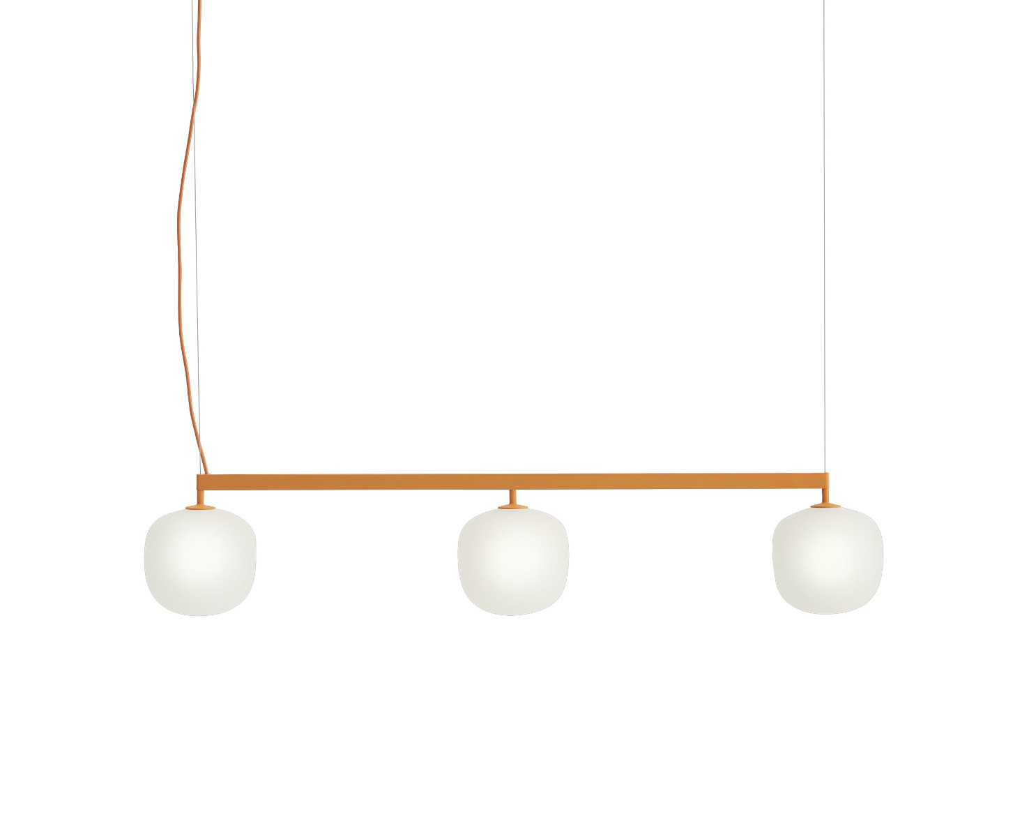 Rime Rail Pendelleuchte, orange