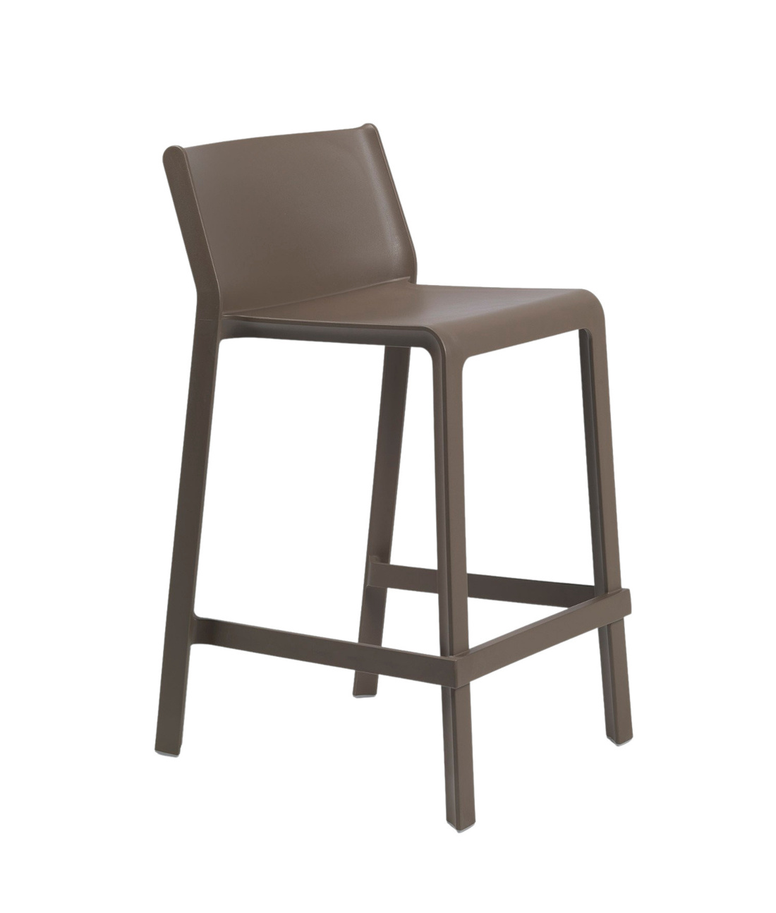 Nardi Trill Barhocker 65 cm, outdoor Barstuhl, wetterfest, leicht, langlebig, italienisches Design, Tabacco