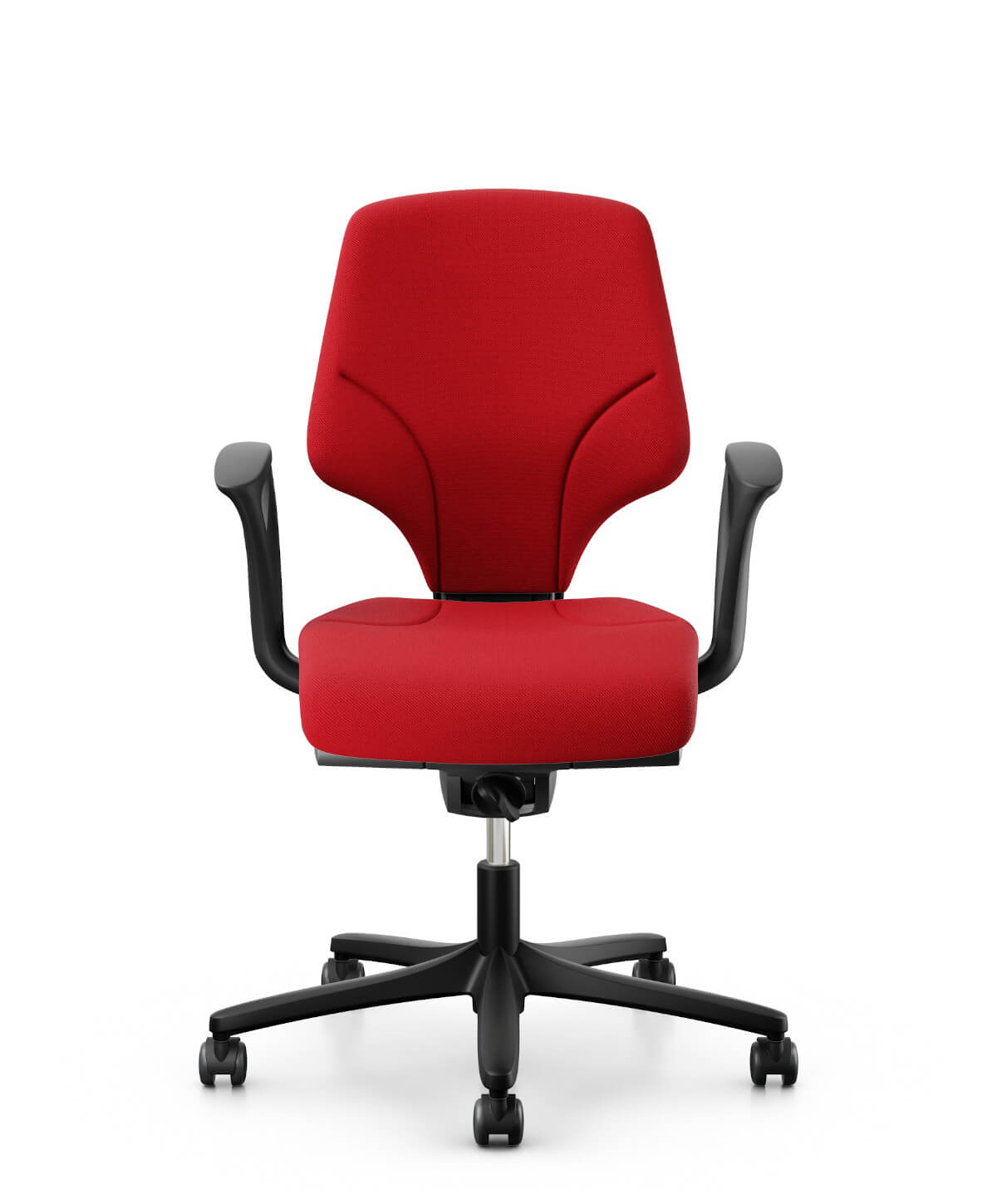Giroflex 64-3078 Drehstuhl mit ergonomischer Sitzhaltung, gepolsterter Sitzfläche und flexibler Höhenverstellung fürs Büro