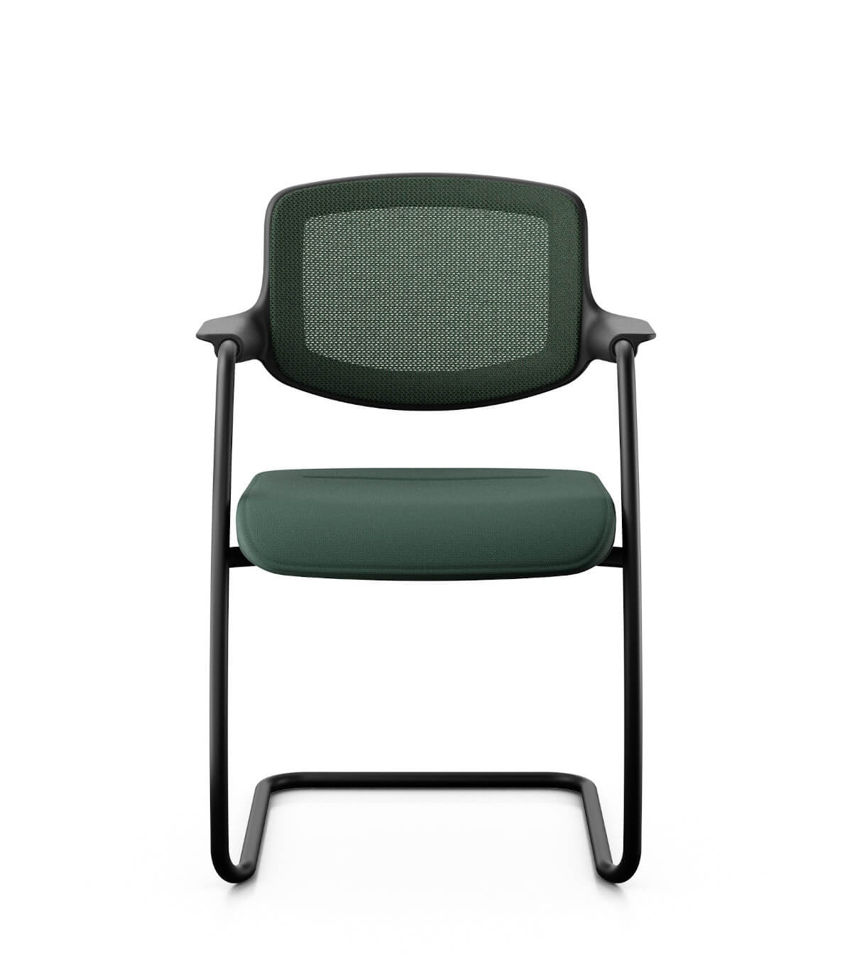 Giroflex 161-6403 Besucherstuhl Freischwinger mit Netzrücken, ergonomisch und modern