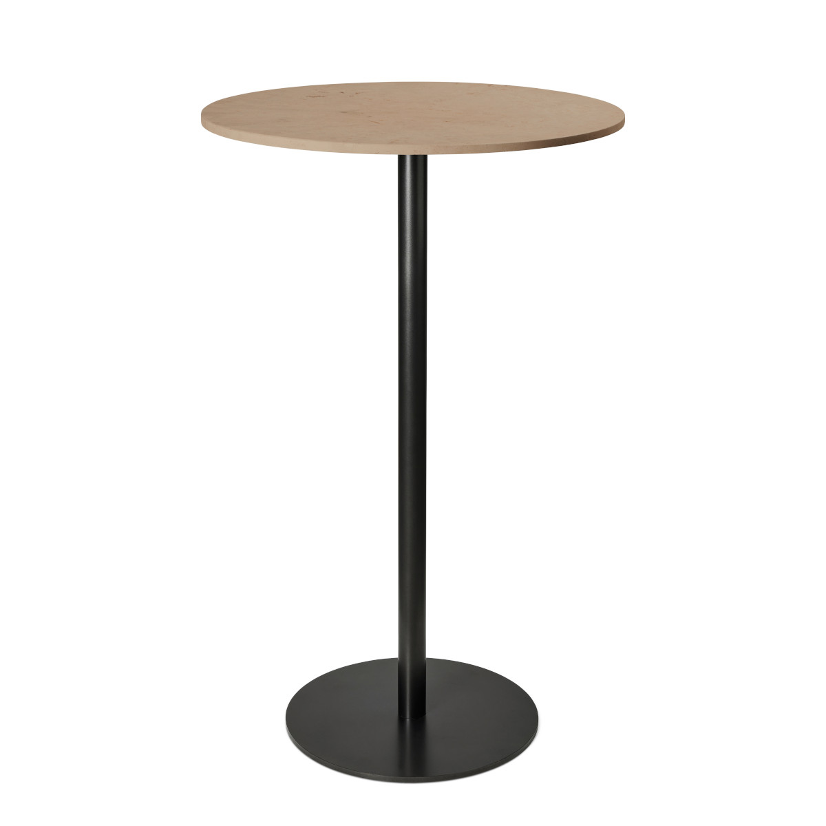 Mater Stehtisch, höhe 106 cm, Ø 70 cm, coffee waste light
