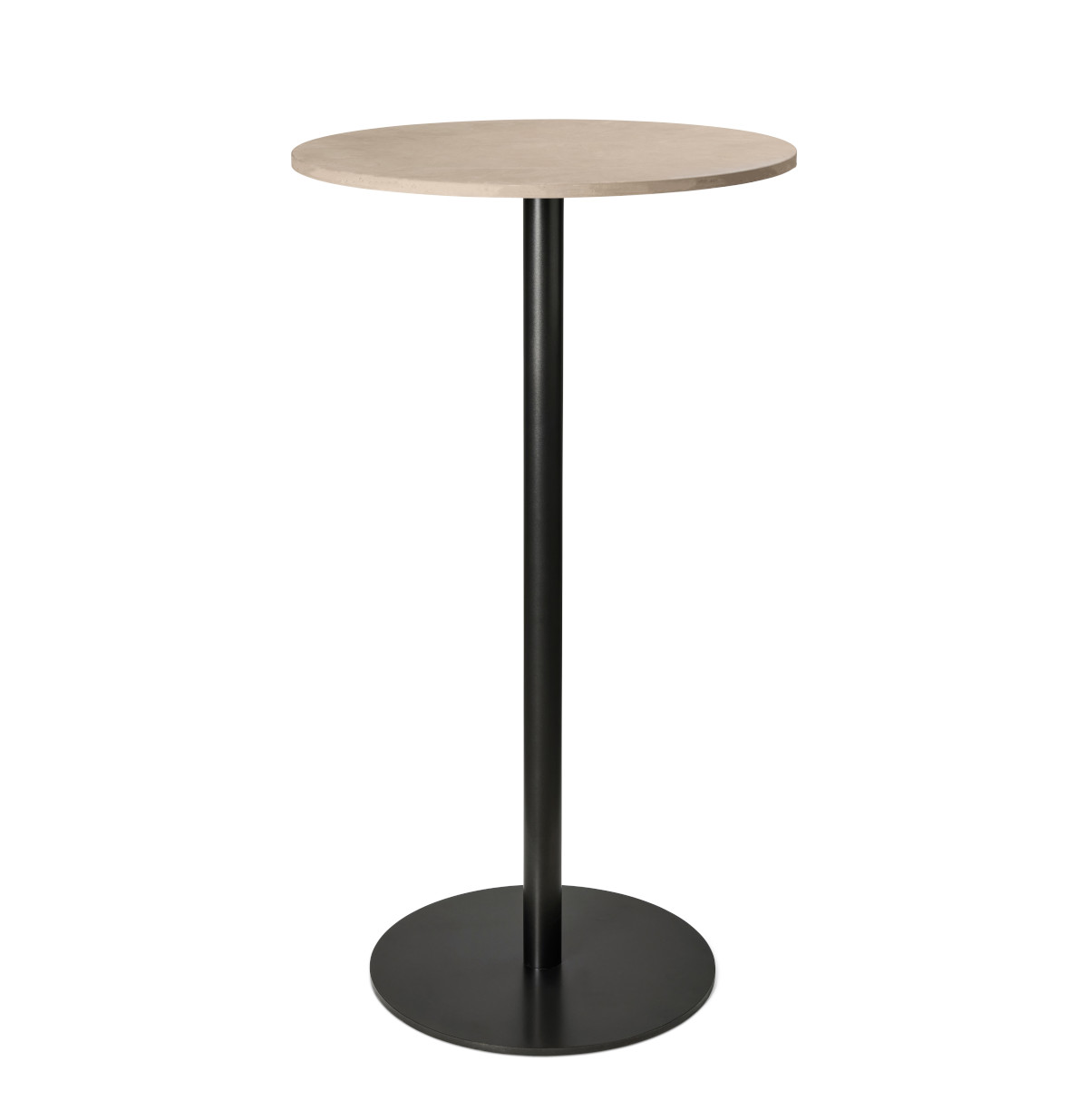 Mater Stehtisch, höhe 106 cm, Ø 60 cm, coffee waste light