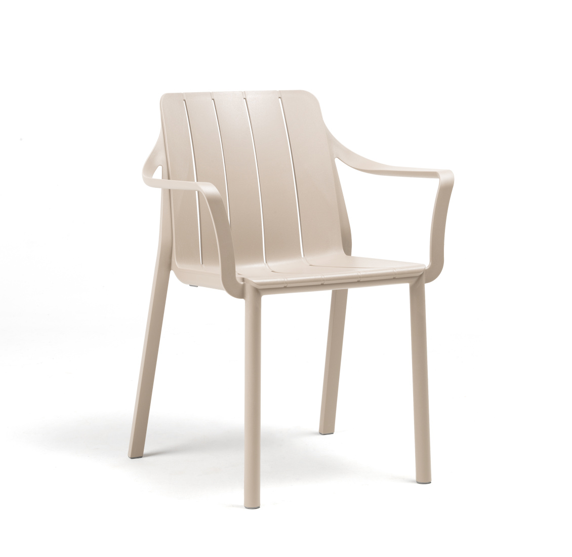 Nardi Tiberina Armlehnstuhl corda, italienischer Outdoor-Stuhl, wetterfest, leicht, langlebig, modernes Design