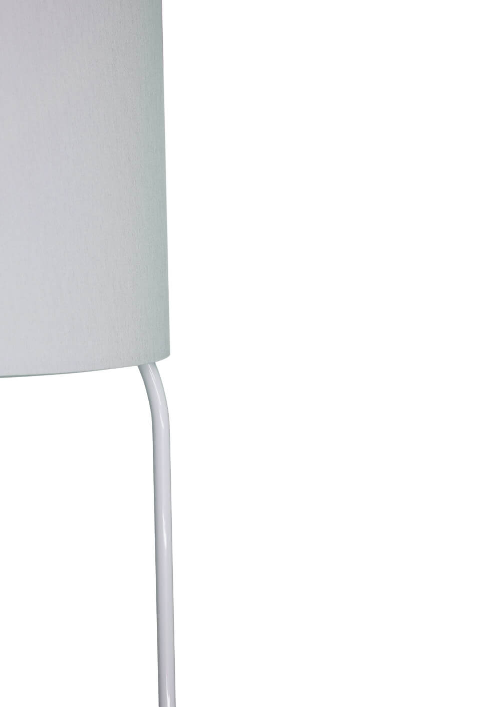 FRAUMAIER SlimSophie graue Stehleuchte mit Textilschirm, warmes Licht, stilvolle Beleuchtung für Wohnzimmer oder Büro