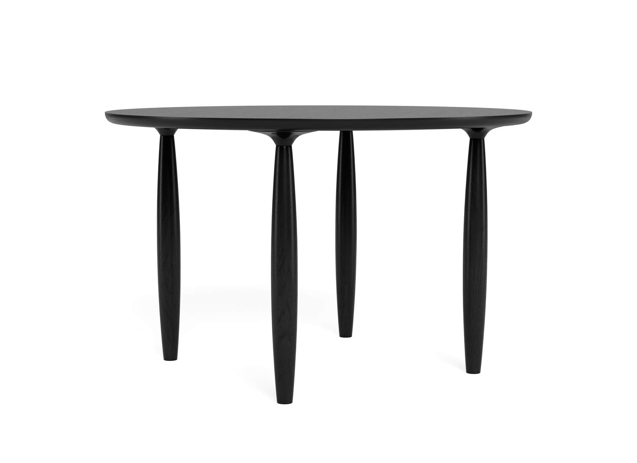Oku Esstisch, Ø 120 cm, eiche schwarz