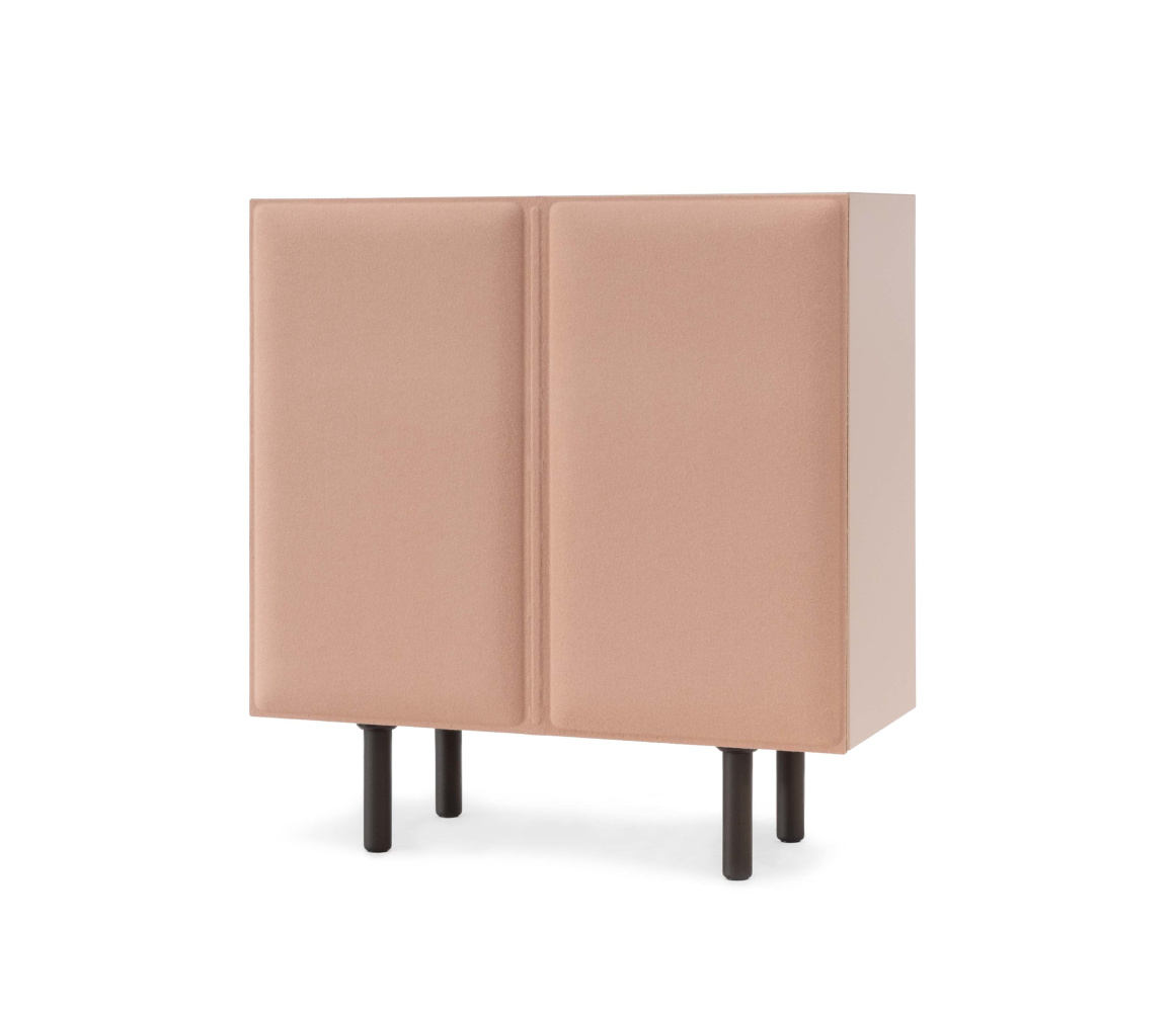 Magis Tacito Sideboard blush/gelb, elegantes Design, Stauraum-Möbel, hochwertig, Made in Italy