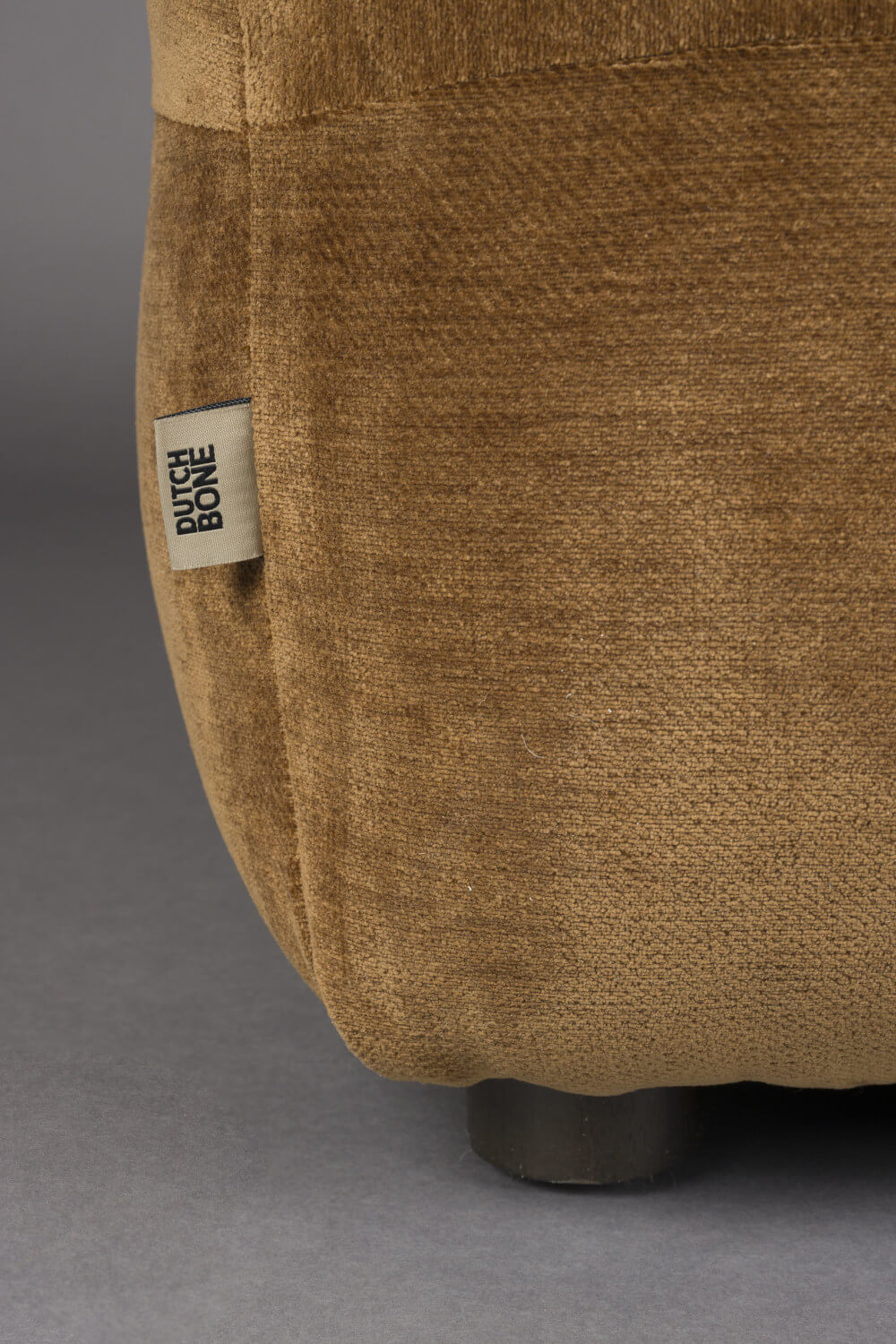 Hackman Hocker, leder schokolade
