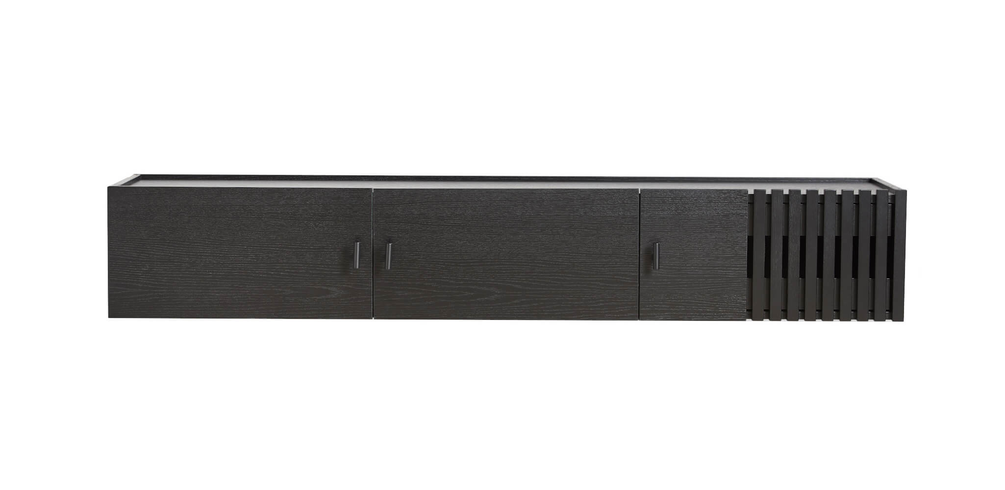 Array Sideboard, 150 cm, wandmontiert, eiche weiß pigmentiert