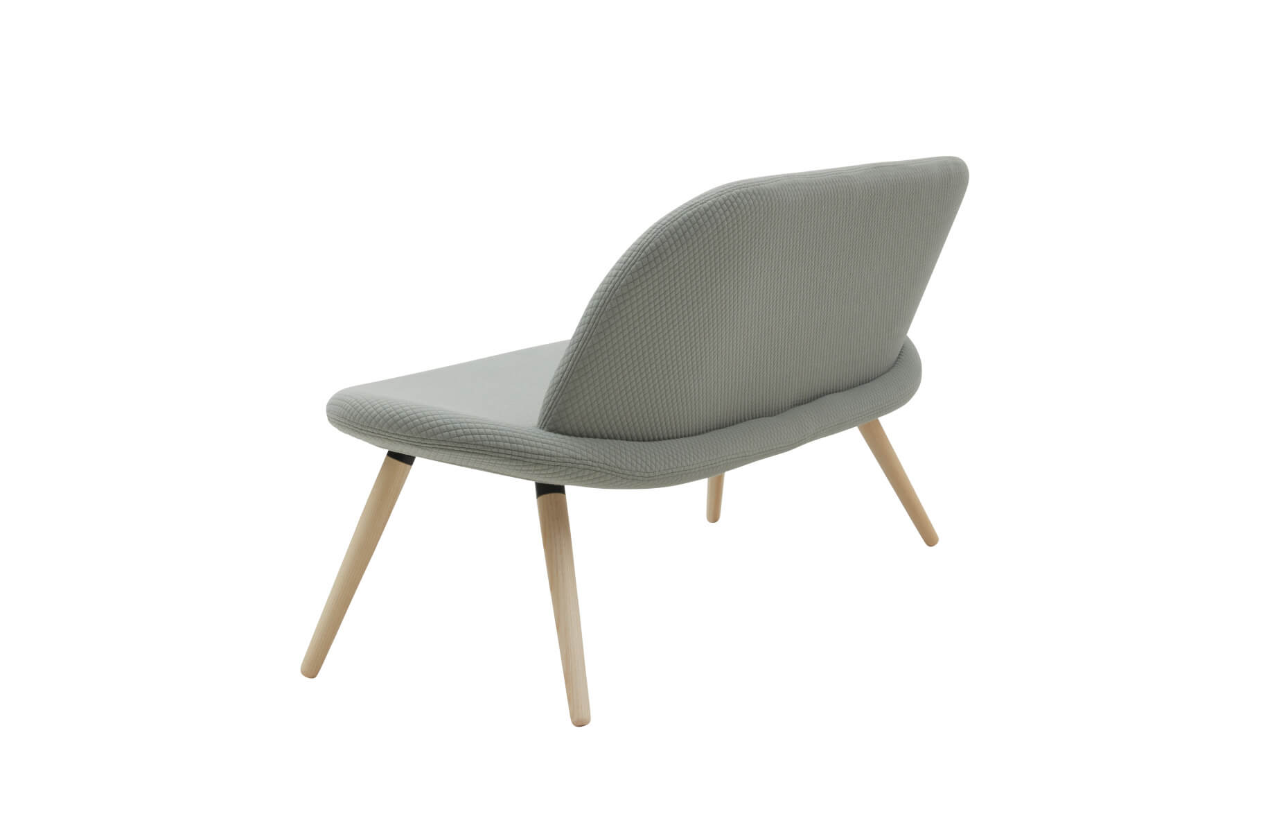 Orlando Wood Bank Softline, elegante Holzbank mit hochwertiger Verarbeitung und modernem Design