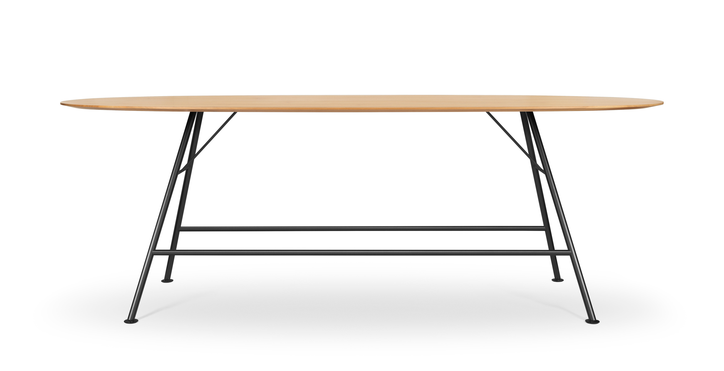 Akio Steel Stehtisch, oval