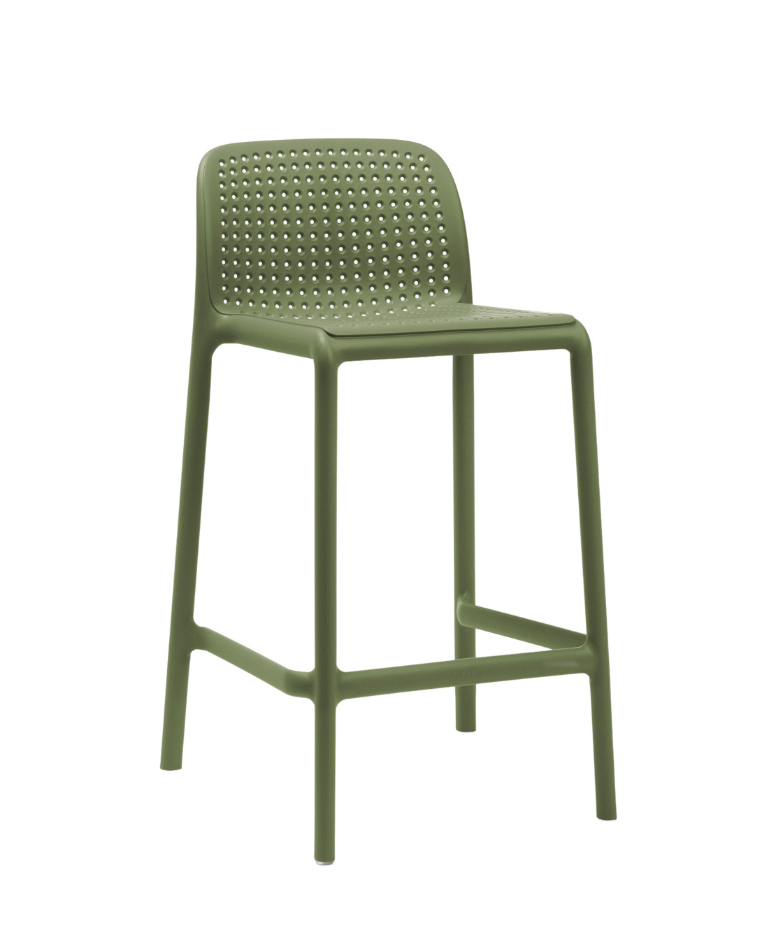 Nardi Lido Barhocker 65 cm, agave, italienisches Outdoor-Design, leicht, langlebig, wetterfest