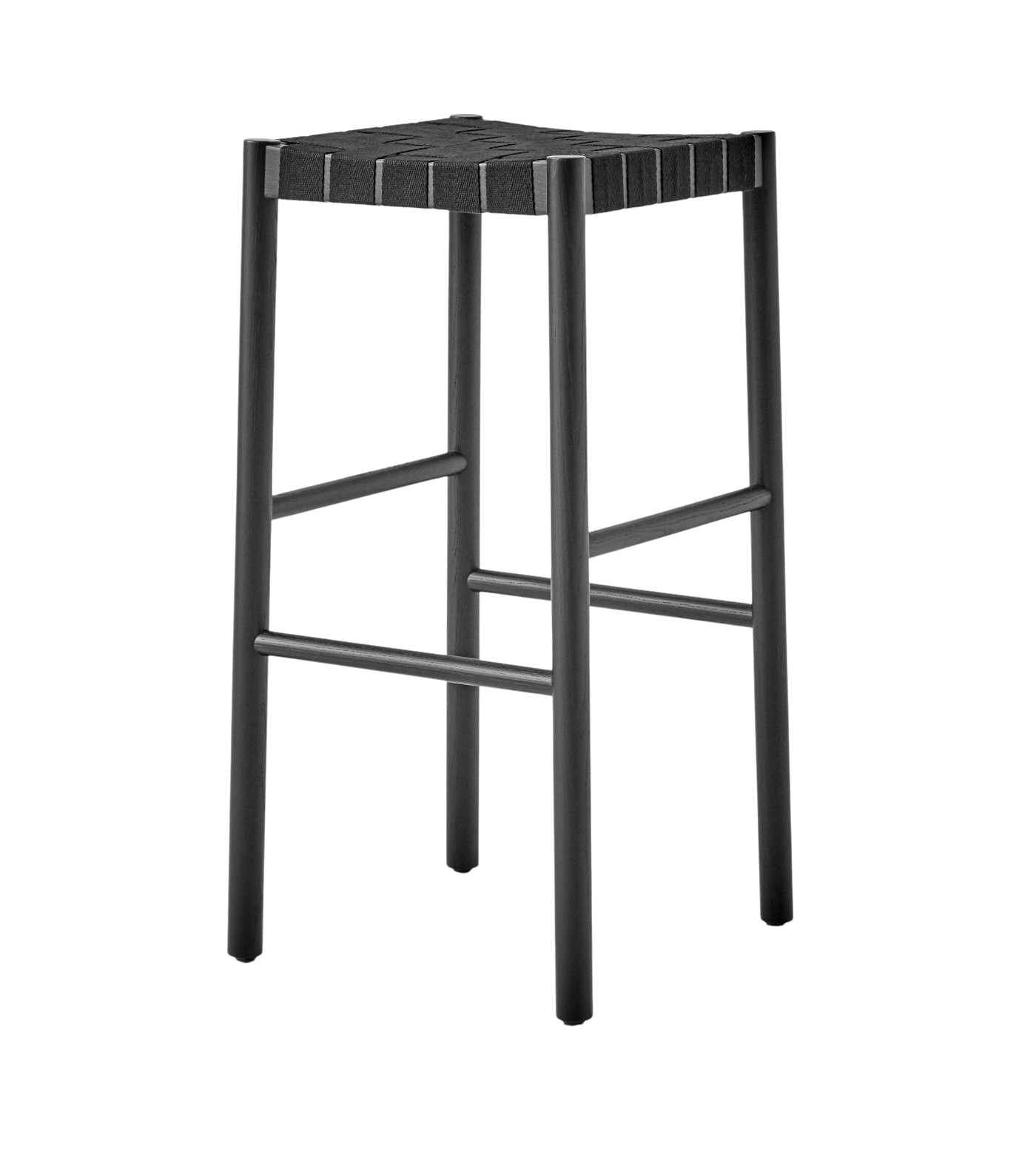 &Tradition Betty TK8 Barhocker, Eiche/Schwarz, dänisches Design – stilvoll am Küchen- oder Bartresen platzieren