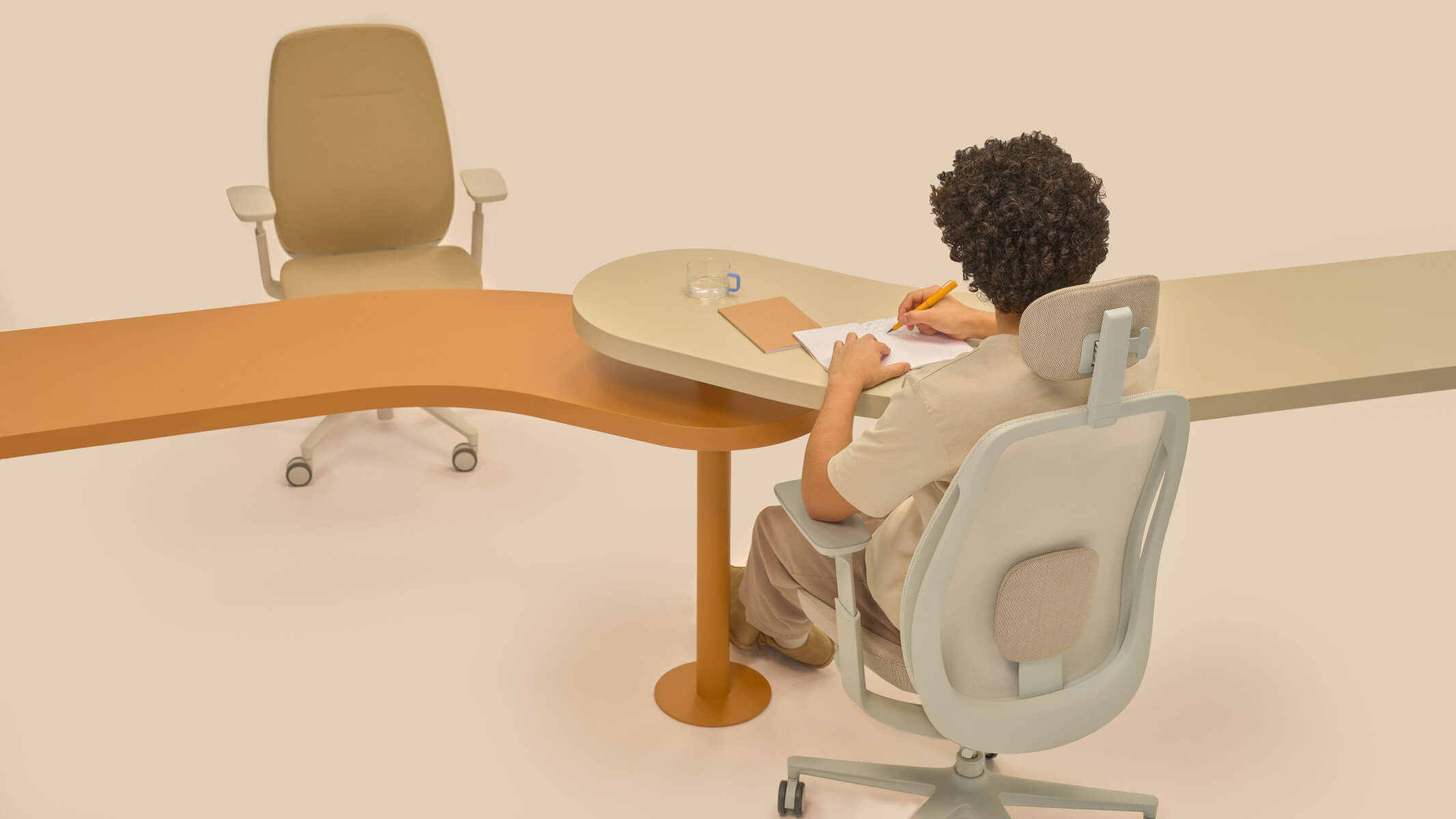 Profim Pace 100SFL Office-Stuhl mit gepolsterter Rückenlehne und Sitzfläche für professionelles Arbeiten