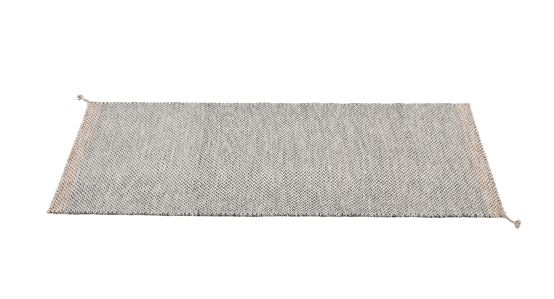 Ply Teppich, 80 x 200 cm, schwarz / weiß Ply Teppich, 80 x 200 cm, schwarz / weiß