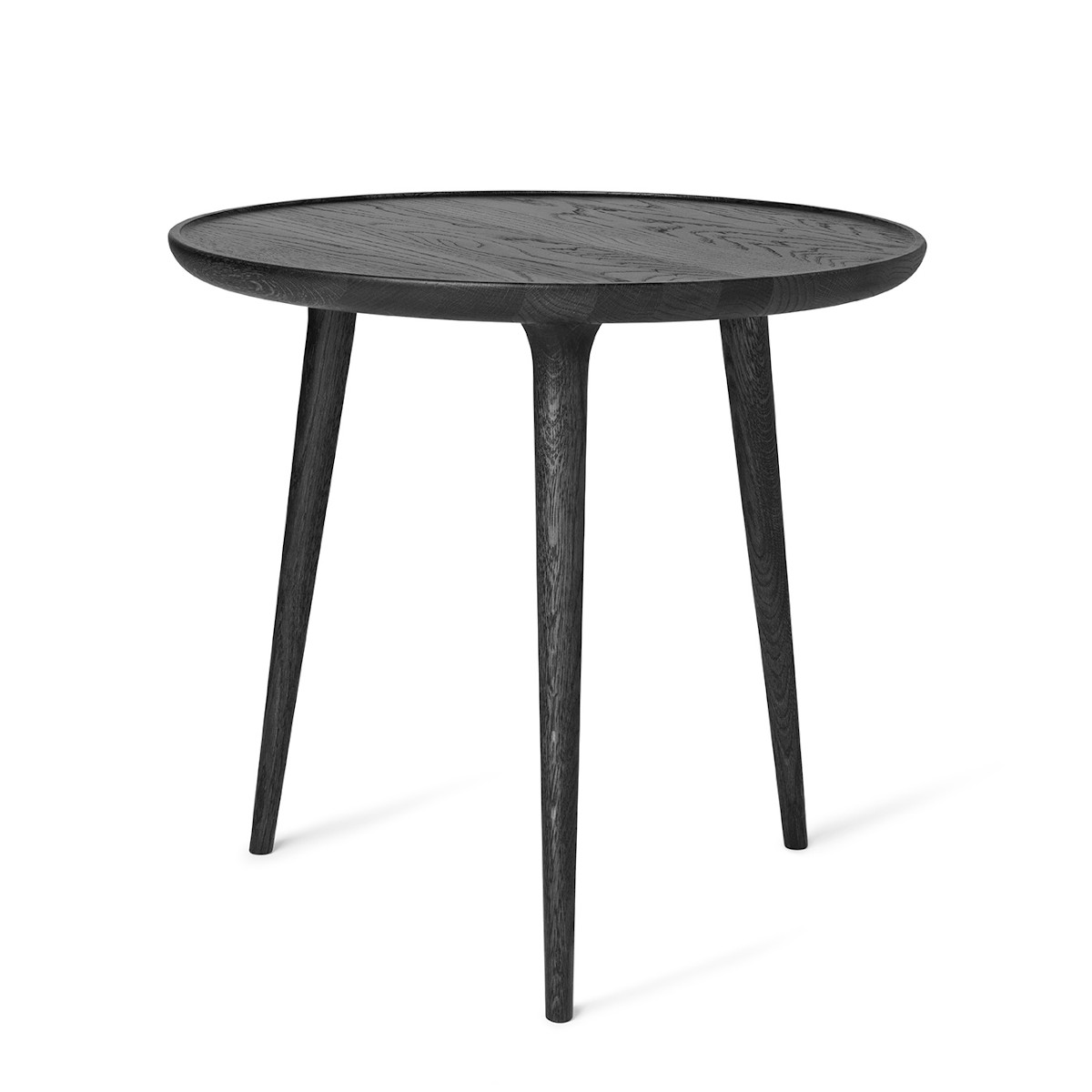 Accent Beistelltisch, Ø 60 cm, schwarz