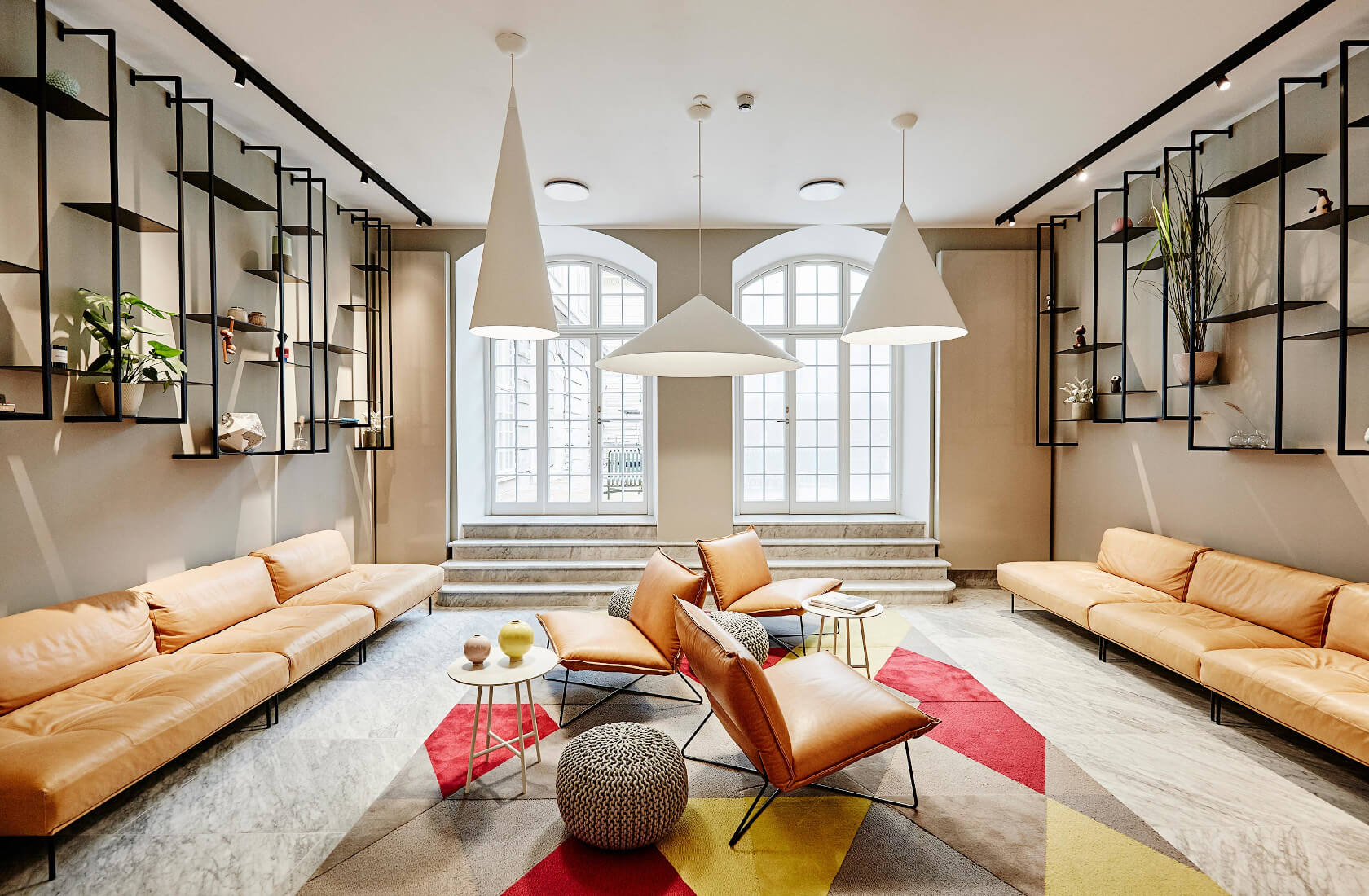 w151 Extra large pendant s1 Pendelleuchte, raw brushed