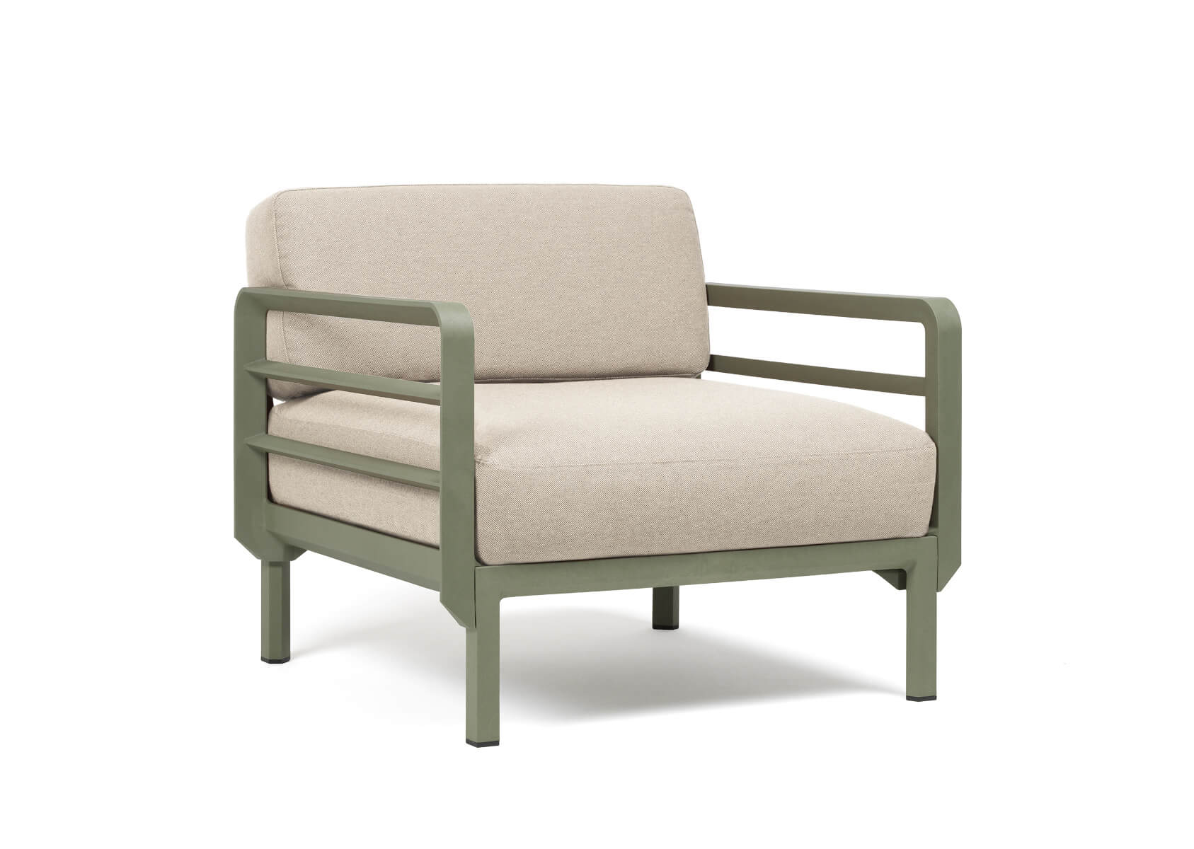 Nardi Maximo Poltrona Sessel cactus/perla Sunbrella, wetterfest, leicht, langlebig, modernes italienisches Design