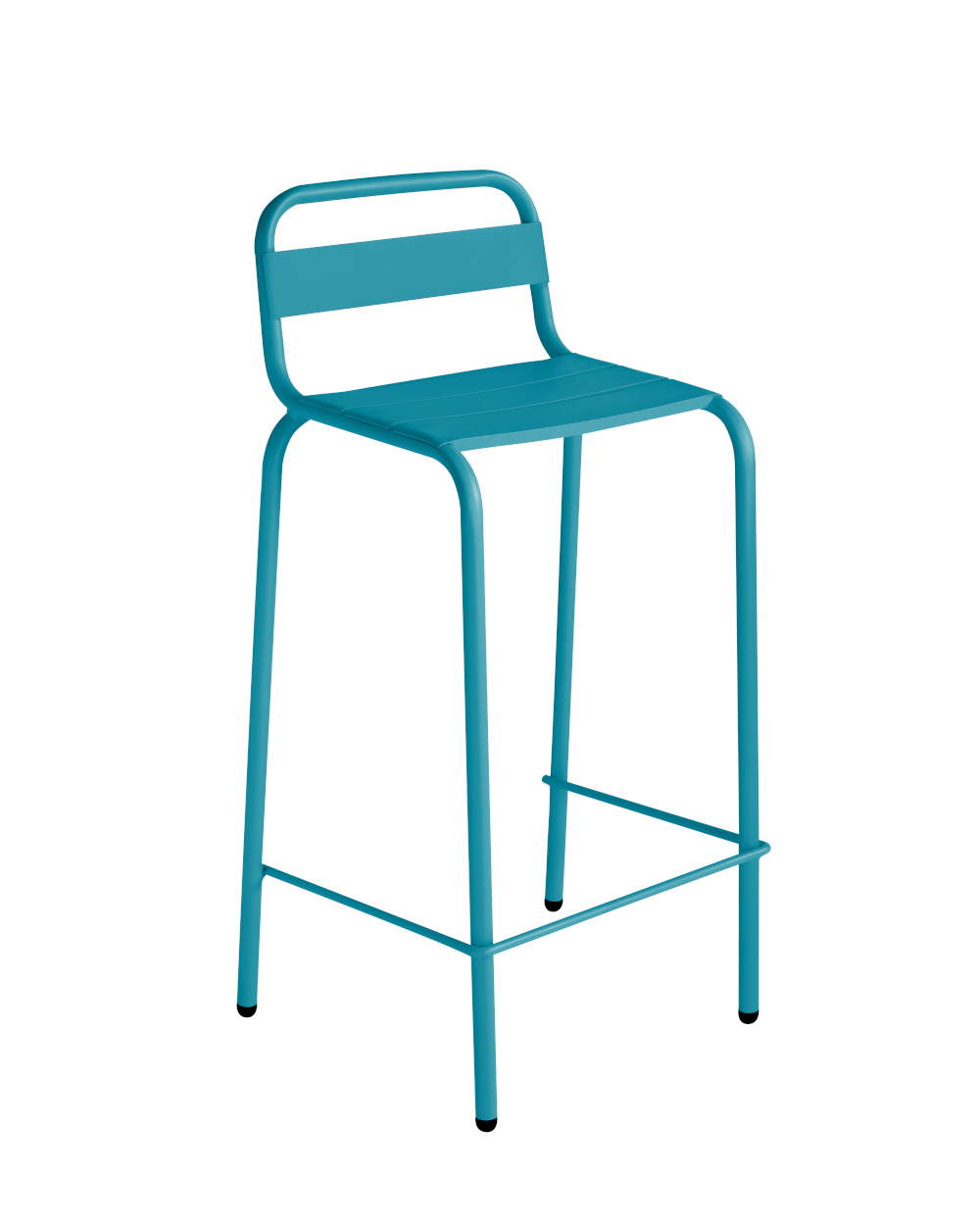 Barceloneta Barhocker, höhe 67 cm, türkisblau