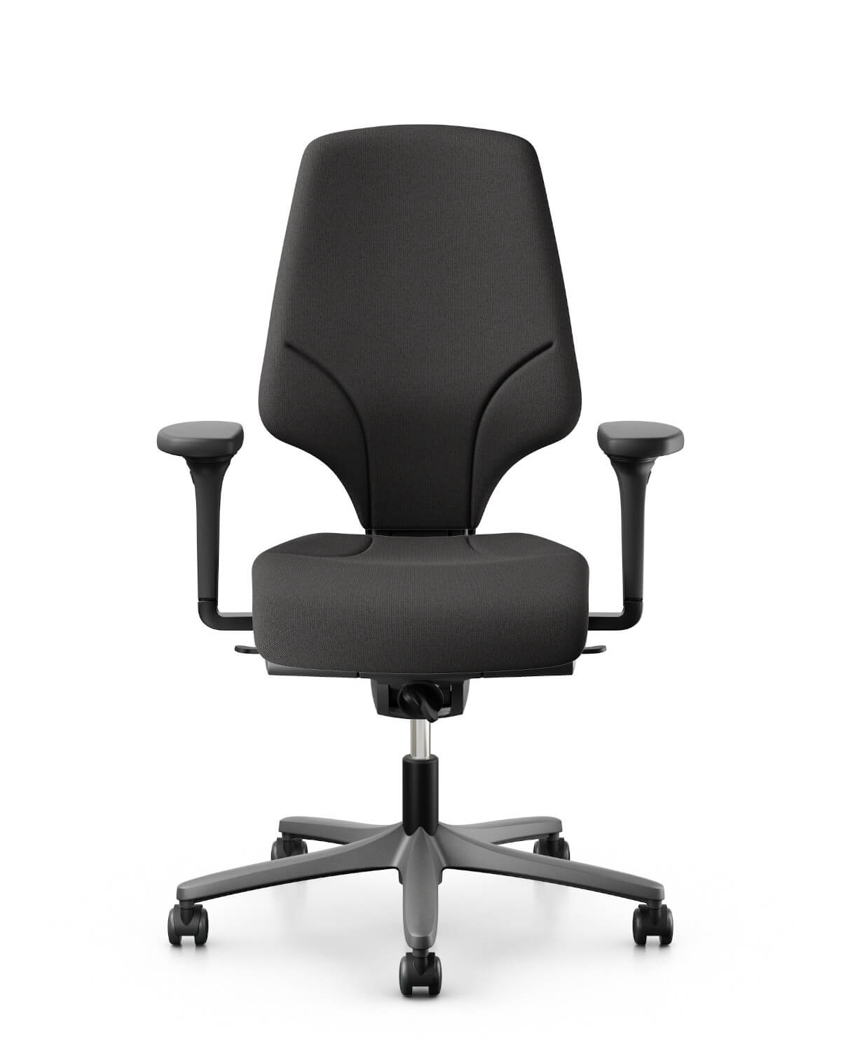 Designer Giroflex 64-3578 Bürostuhl, Komfortsitz, robuste Rollen, modernes Büro-Design