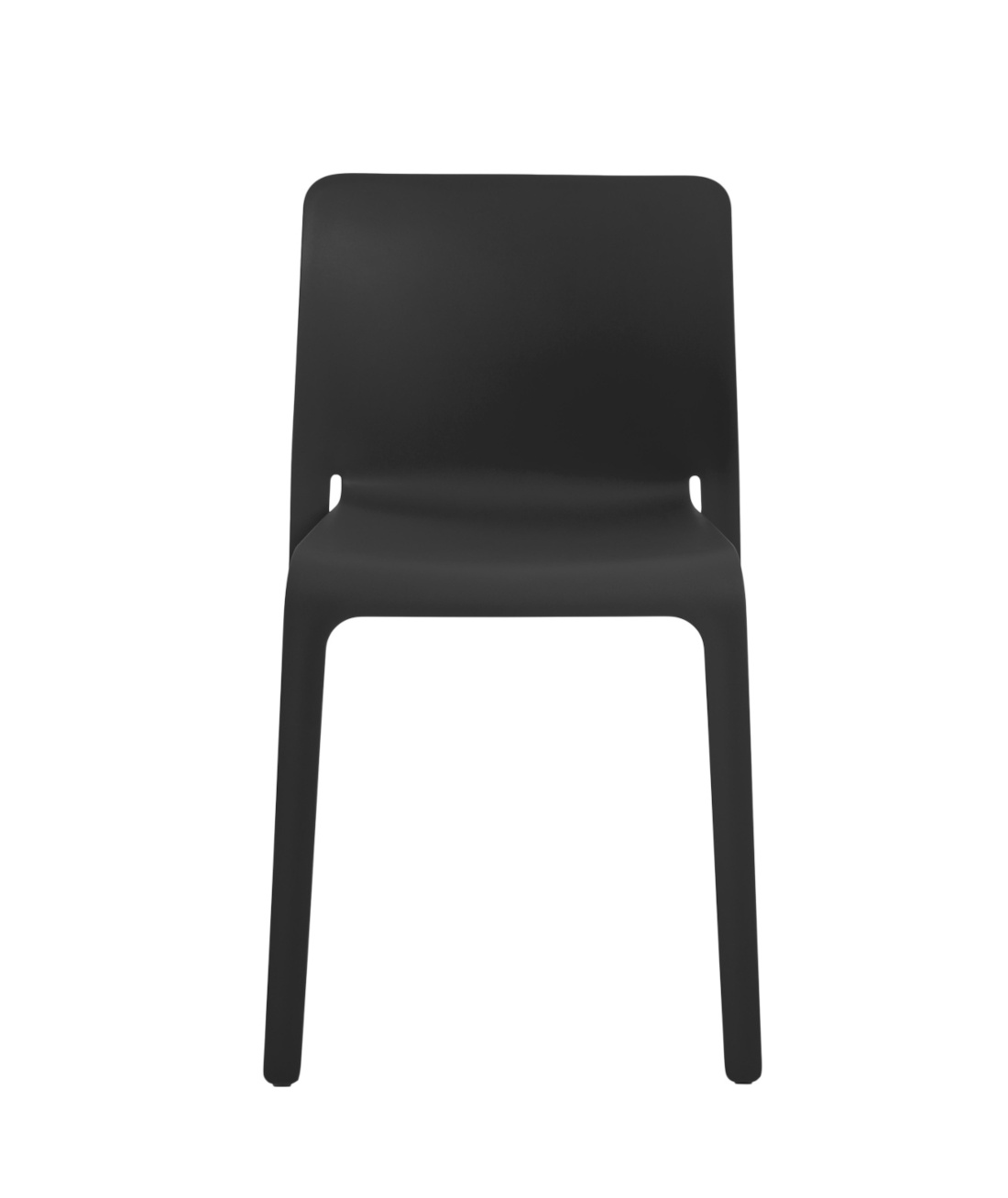 Magis First Stuhl schwarz, moderner Designstuhl, stapelbar, leicht, langlebig, italienisches Design